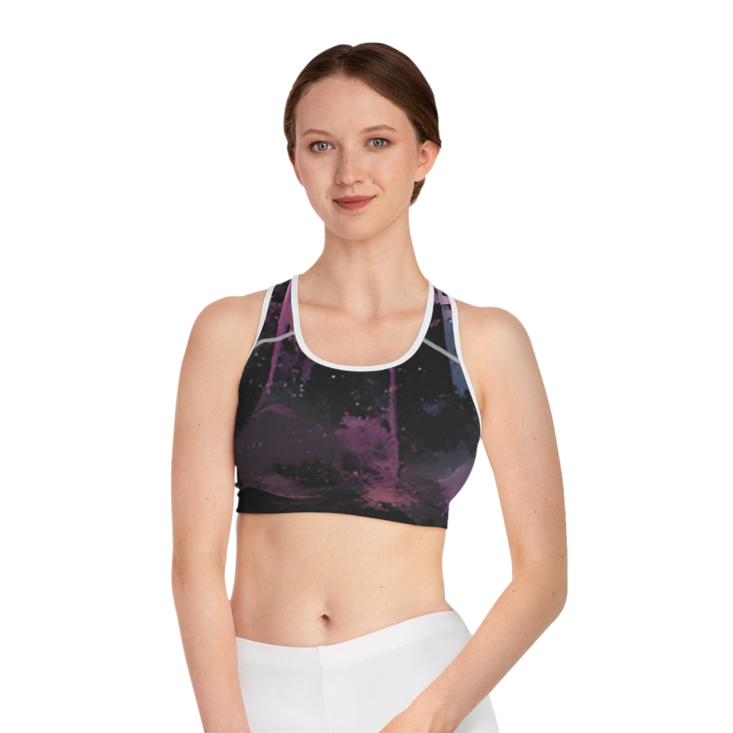 Women's Sports Bra Printify by The Night Shift Automotive Apparel