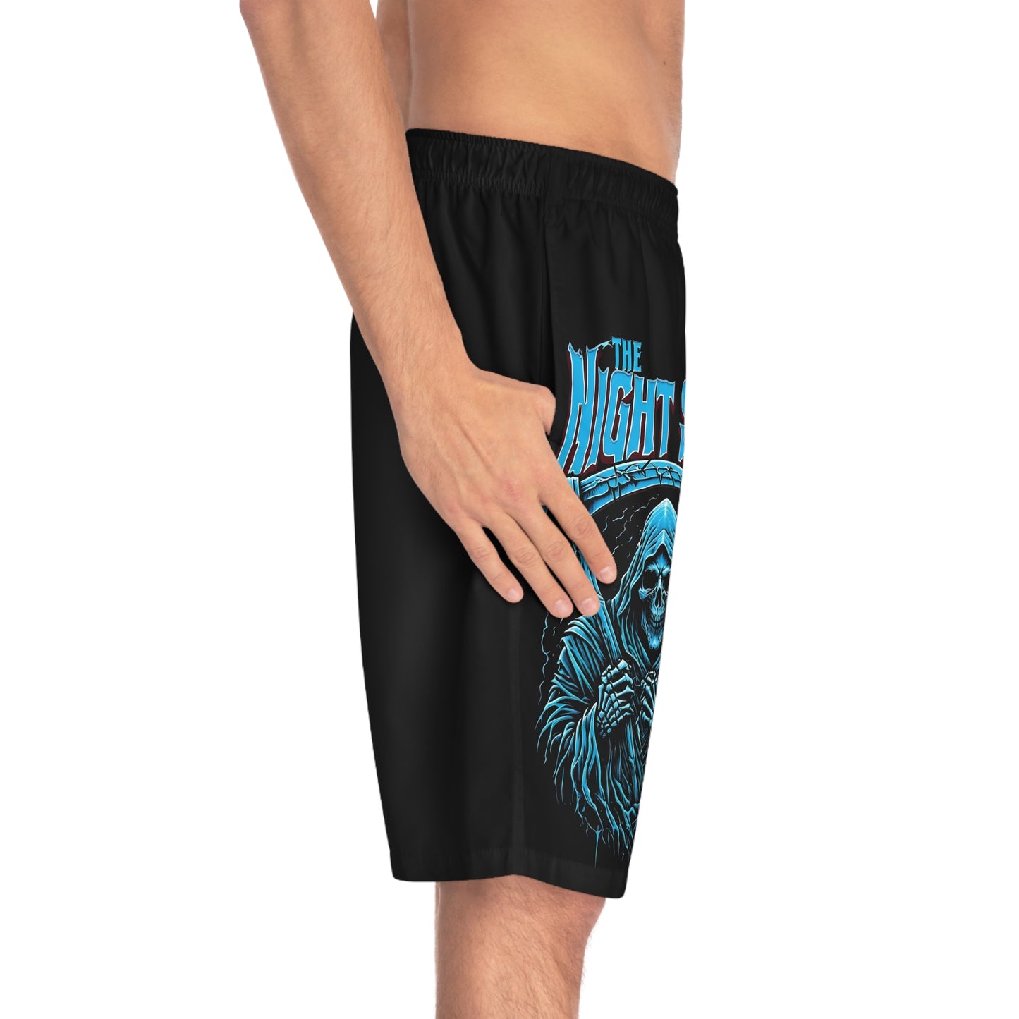 The Night Shift - Men's Relaxed Fit Board Shorts Printify by The Night Shift Automotive Apparel