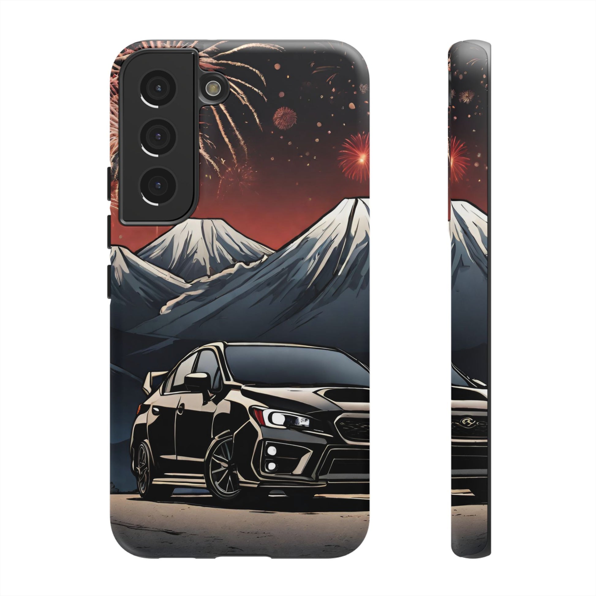 Subaru WRX/STI Fireworks-Dual Layer Ultra Tough Phone Case Printify by The Night Shift Automotive Apparel