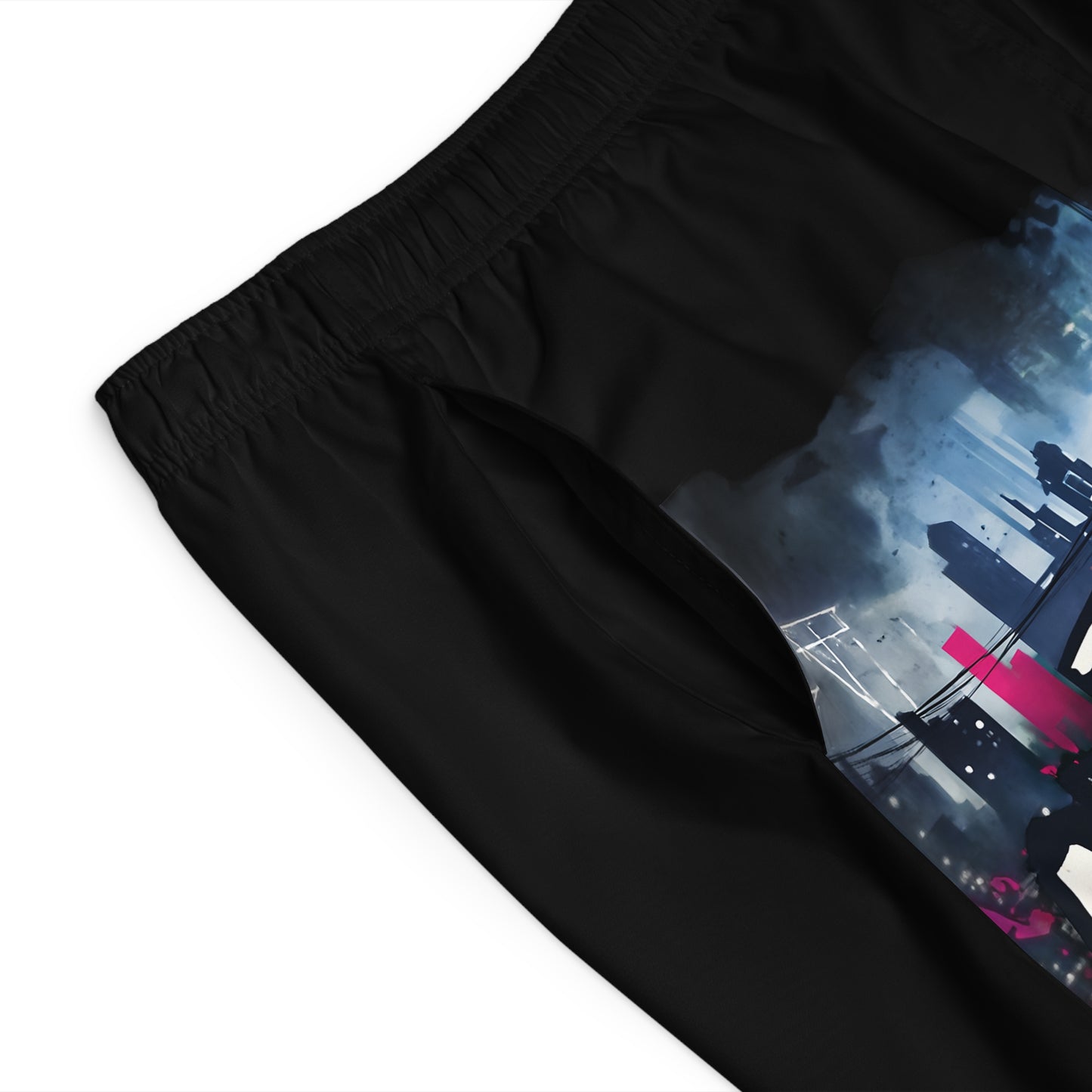 The Night Shift - Men's Relaxed Fit Board Shorts Printify by The Night Shift Automotive Apparel