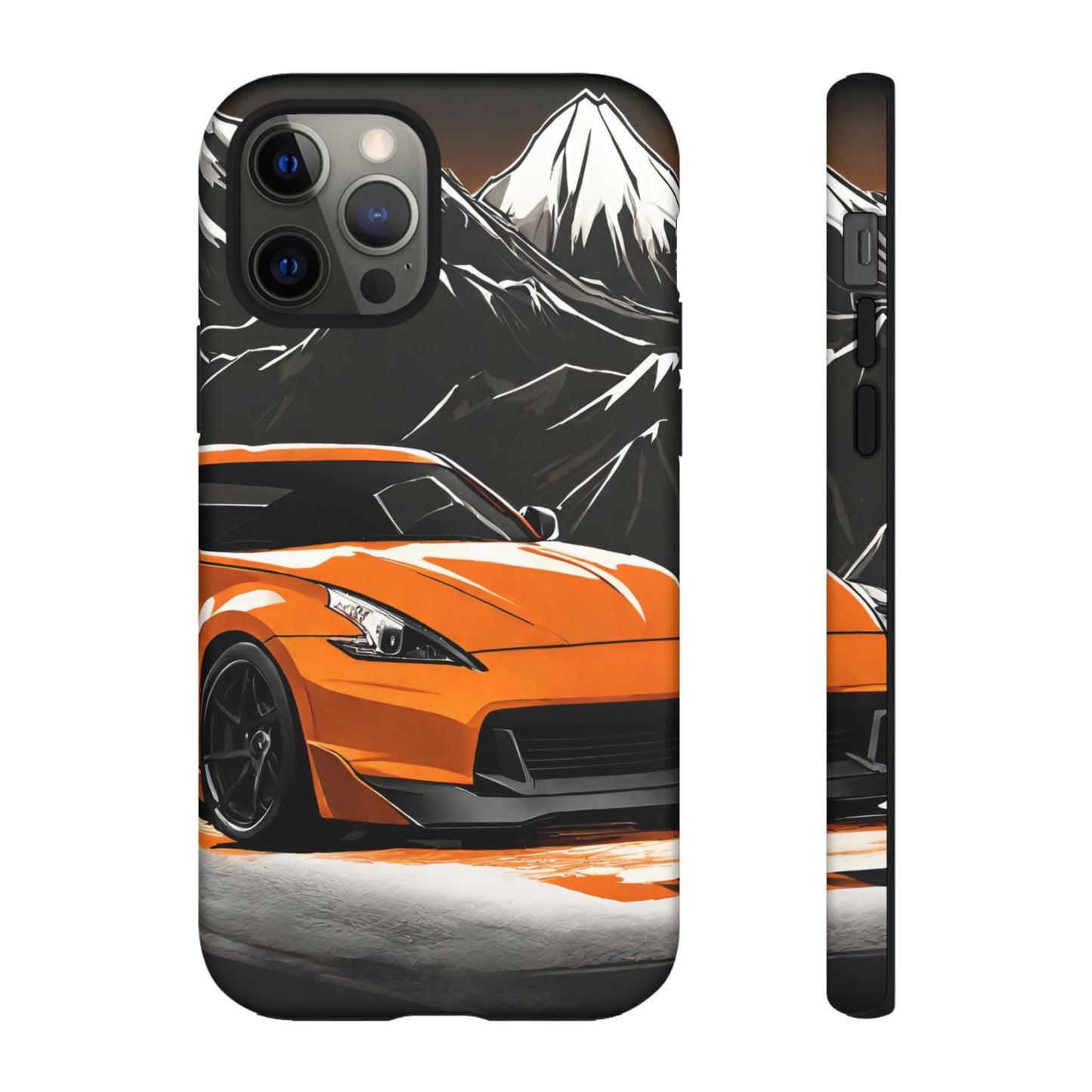 Nissan 370Z Mt Fuji-Dual Layer Ultra Tough Phone Case iPhone 12 Pro Matte Printify by The Night Shift Automotive Apparel