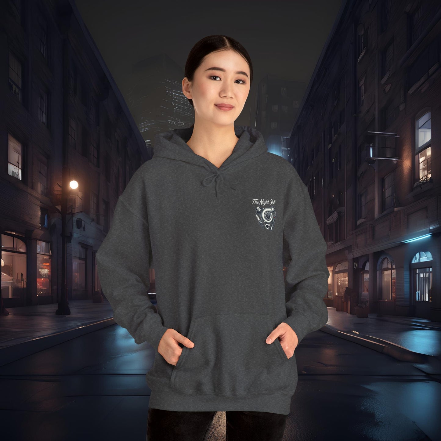 The Night Shift Essentials-Ultra Soft, Premium Hoodie Printify by The Night Shift Automotive Apparel