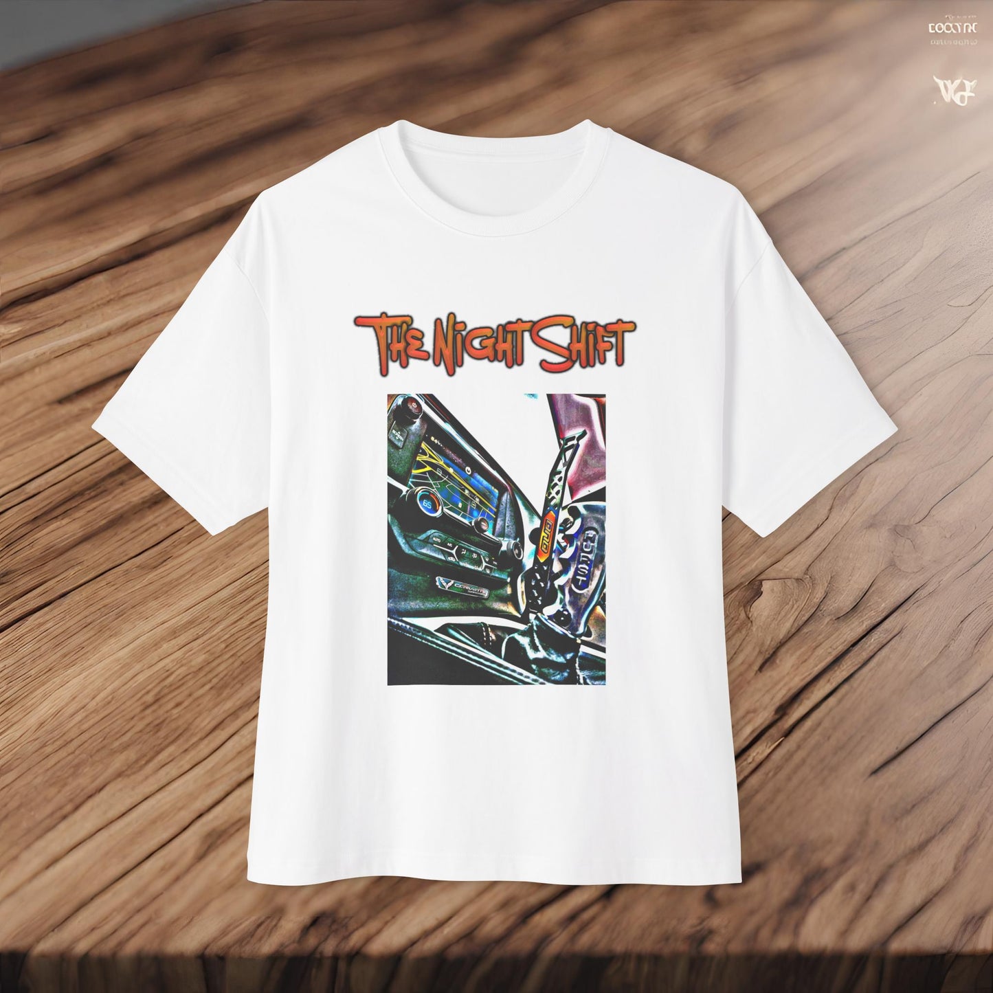 Chevy Corvette C7 DND Performance Interior-Premium, Ultra Soft Unisex Oversized Boxy Tee Printify by The Night Shift Automotive Apparel