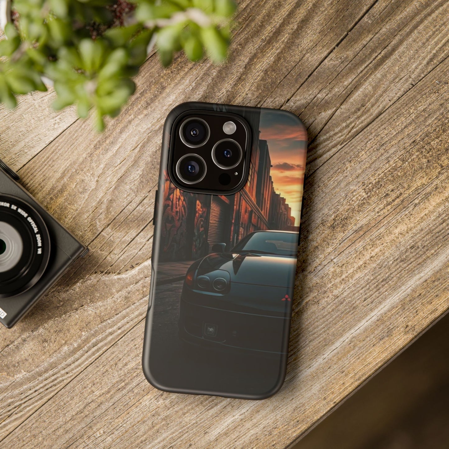 Mitsubishi 3000GT VR4 Street Life-Dual Layer Ultra Tough Phone Case iPhone 16 Pro Matte Printify by The Night Shift Automotive Apparel