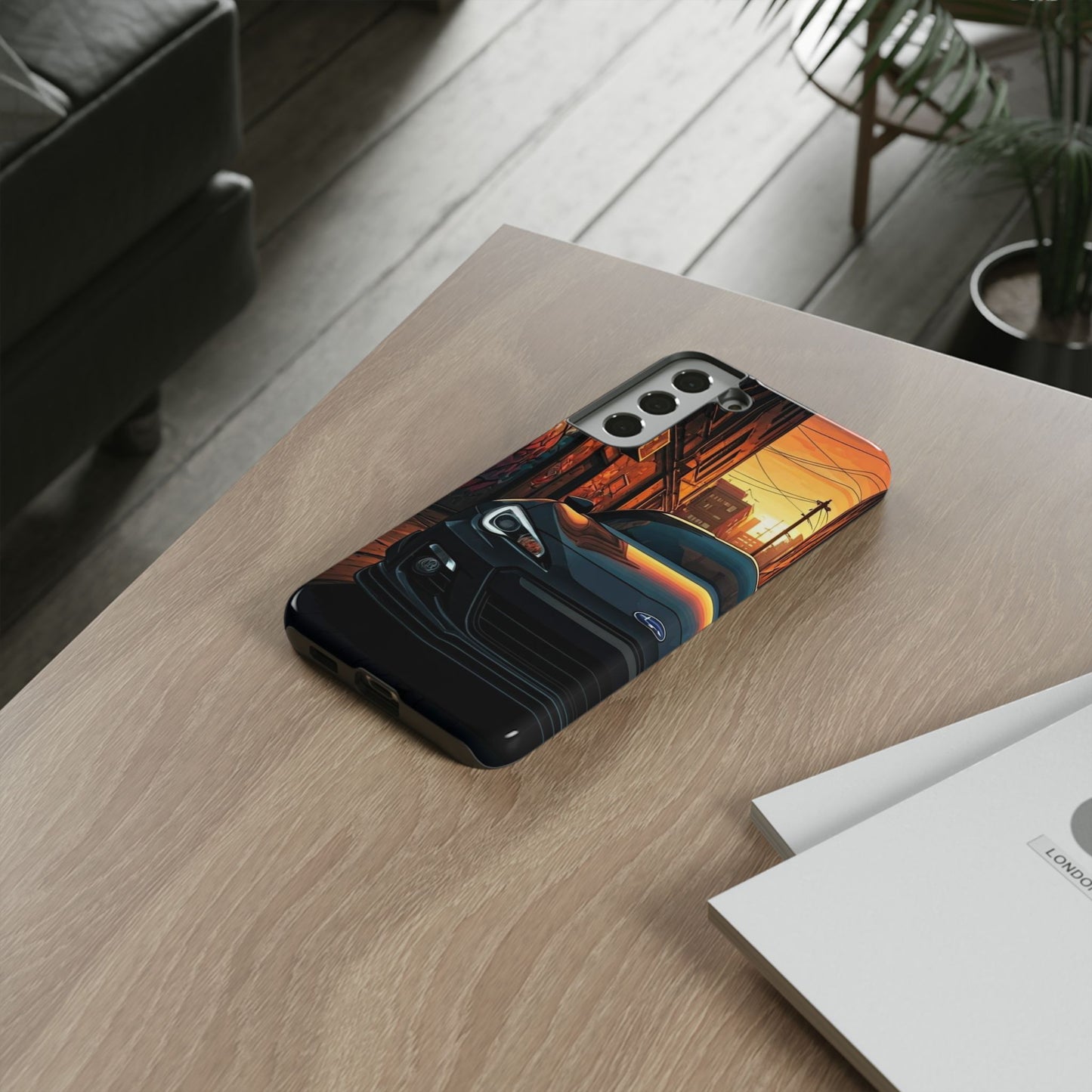 Subaru BRZ Street Life-Dual Layer Ultra Tough Phone Case Samsung Galaxy S22 Plus Glossy Printify by The Night Shift Automotive Apparel