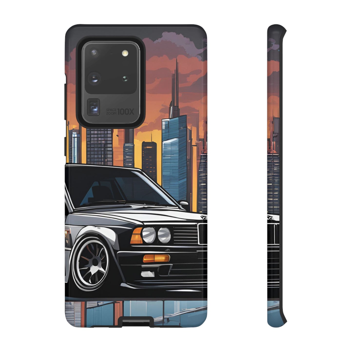 BMW E30 M3-Dual Layer Ultra Tough Phone Case Samsung Galaxy S20 Ultra Glossy Printify by The Night Shift Automotive Apparel