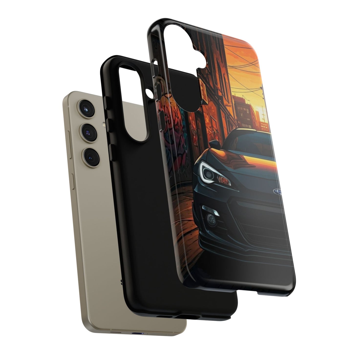 Subaru BRZ Street Life-Dual Layer Ultra Tough Phone Case Printify by The Night Shift Automotive Apparel