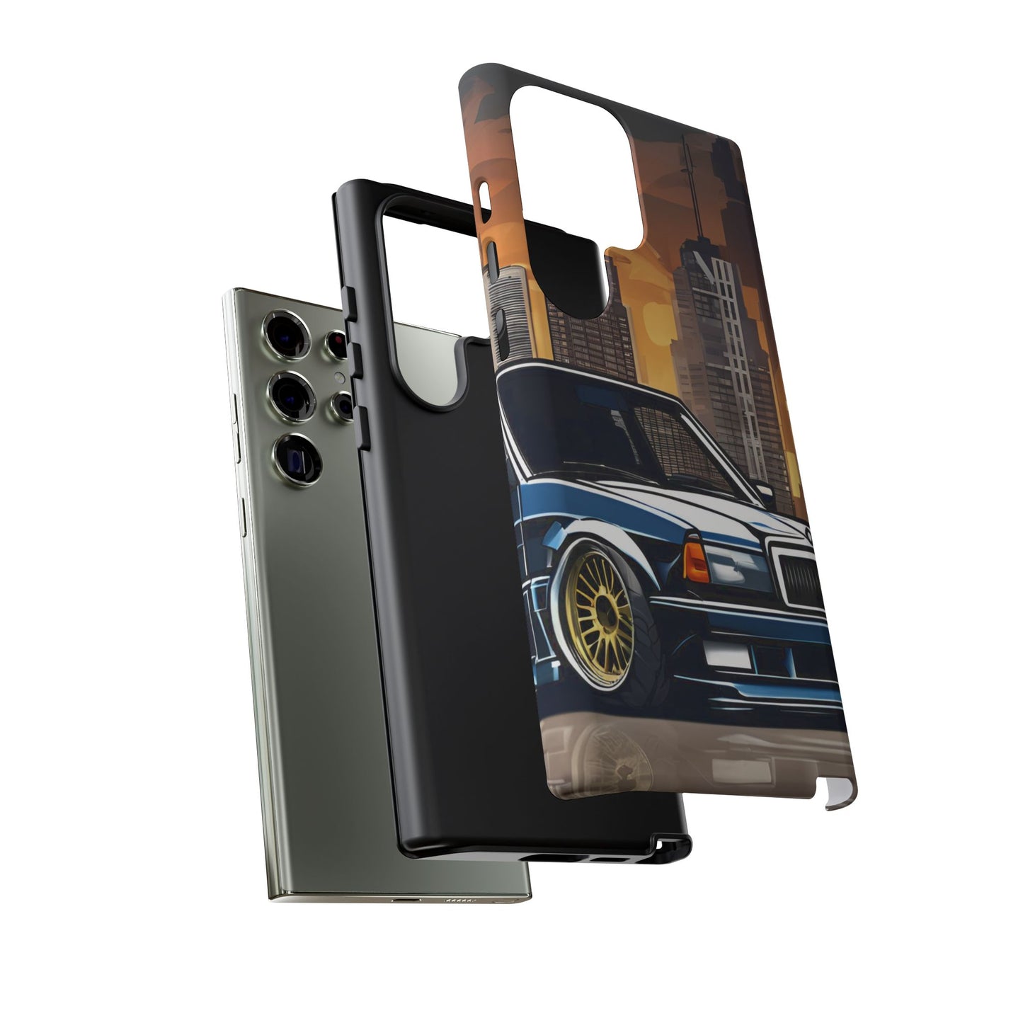 Mercedes Benz 190e Evo-Dual Layer Ultra Tough Phone Case Printify by The Night Shift Automotive Apparel