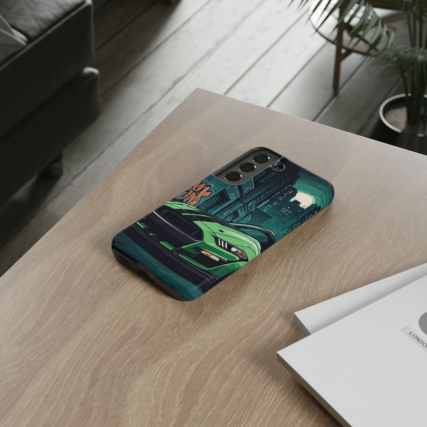 Ford Mustang Shelby GT500 Street Life-Dual Layer Ultra Tough Phone Case Samsung Galaxy S22 Matte Printify by The Night Shift Automotive Apparel