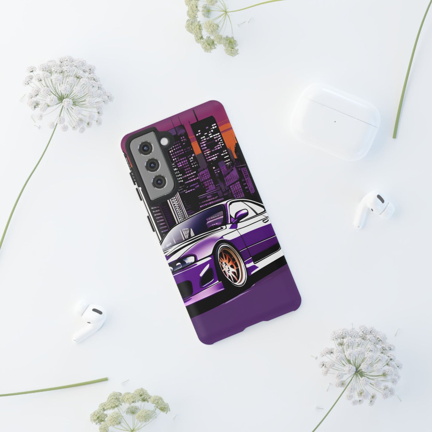 Nissan 240sx S15-Dual Layer Ultra Tough Phone Case Printify by The Night Shift Automotive Apparel