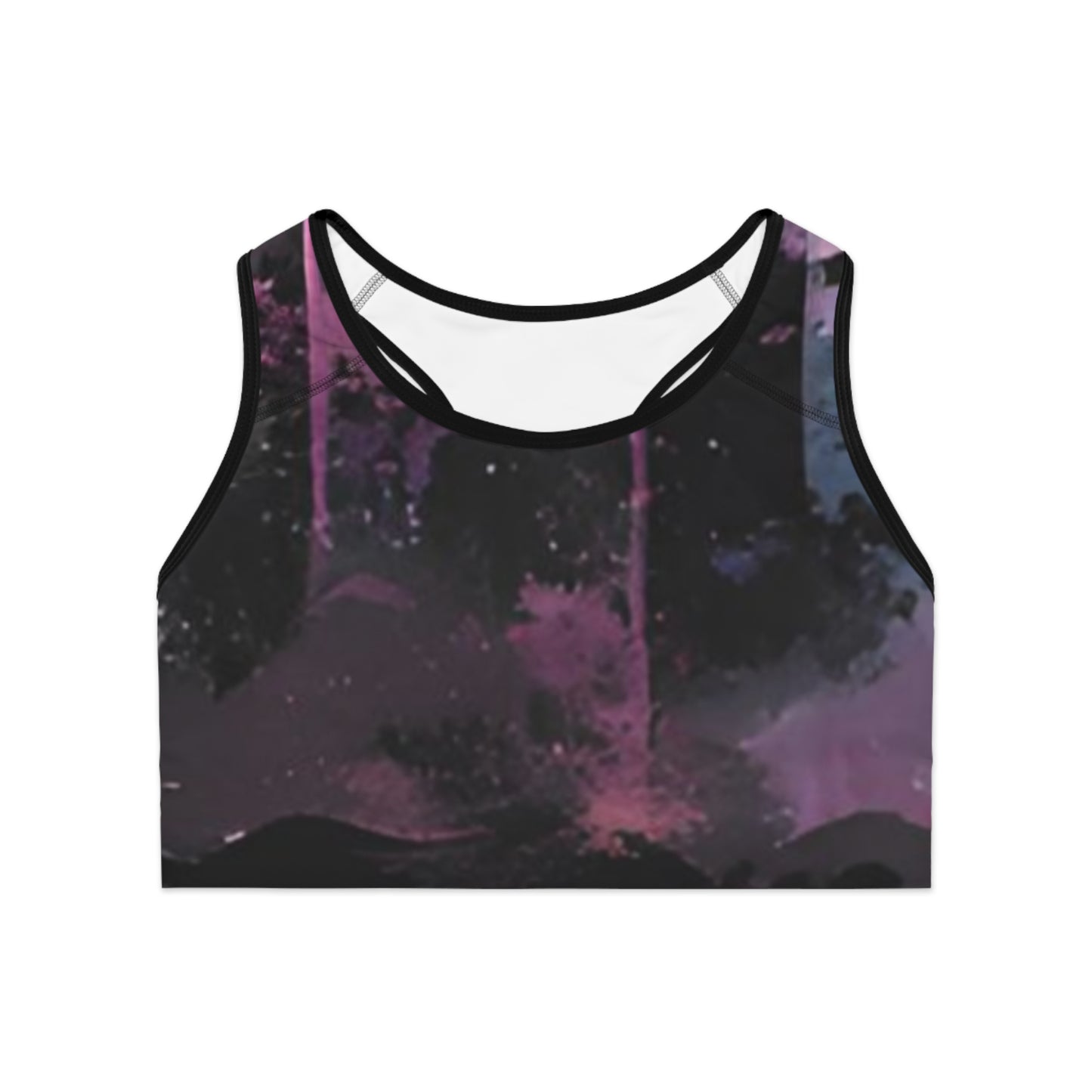 Women's Sports Bra Printify by The Night Shift Automotive Apparel