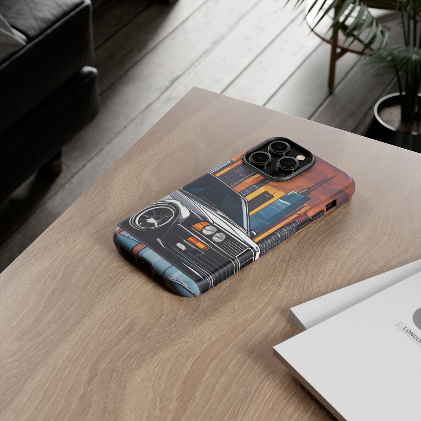 BMW E30 M3-Dual Layer Ultra Tough Phone Case iPhone 14 Pro Max Matte Printify by The Night Shift Automotive Apparel