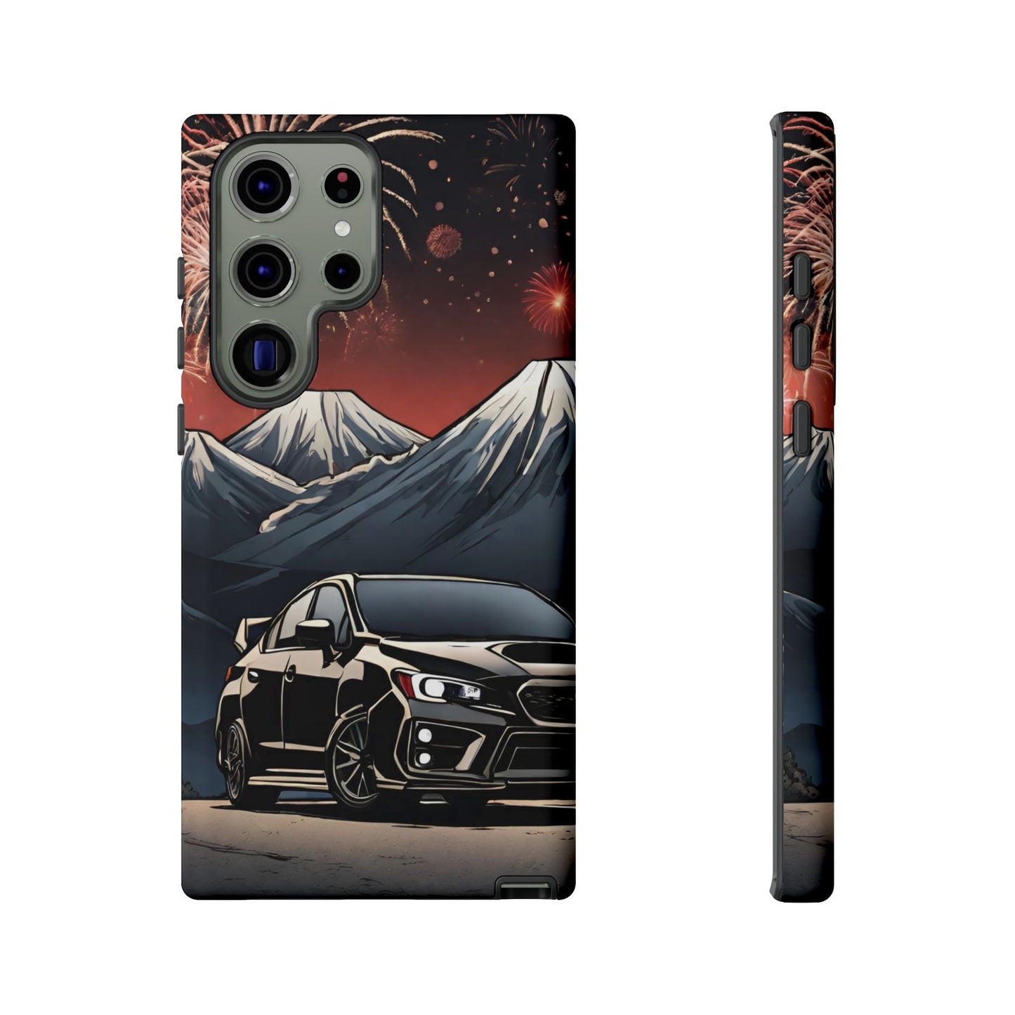 Subaru WRX/STI Fireworks-Dual Layer Ultra Tough Phone Case Printify by The Night Shift Automotive Apparel