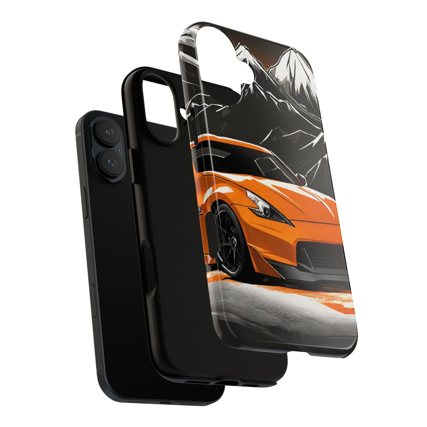 Nissan 370Z Mt Fuji-Dual Layer Ultra Tough Phone Case Printify by The Night Shift Automotive Apparel