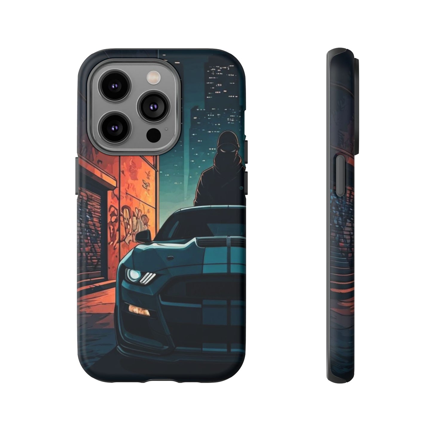 Ford Mustang Shelby GT350 Street Life-Dual Layer Ultra Tough Phone Case Printify by The Night Shift Automotive Apparel