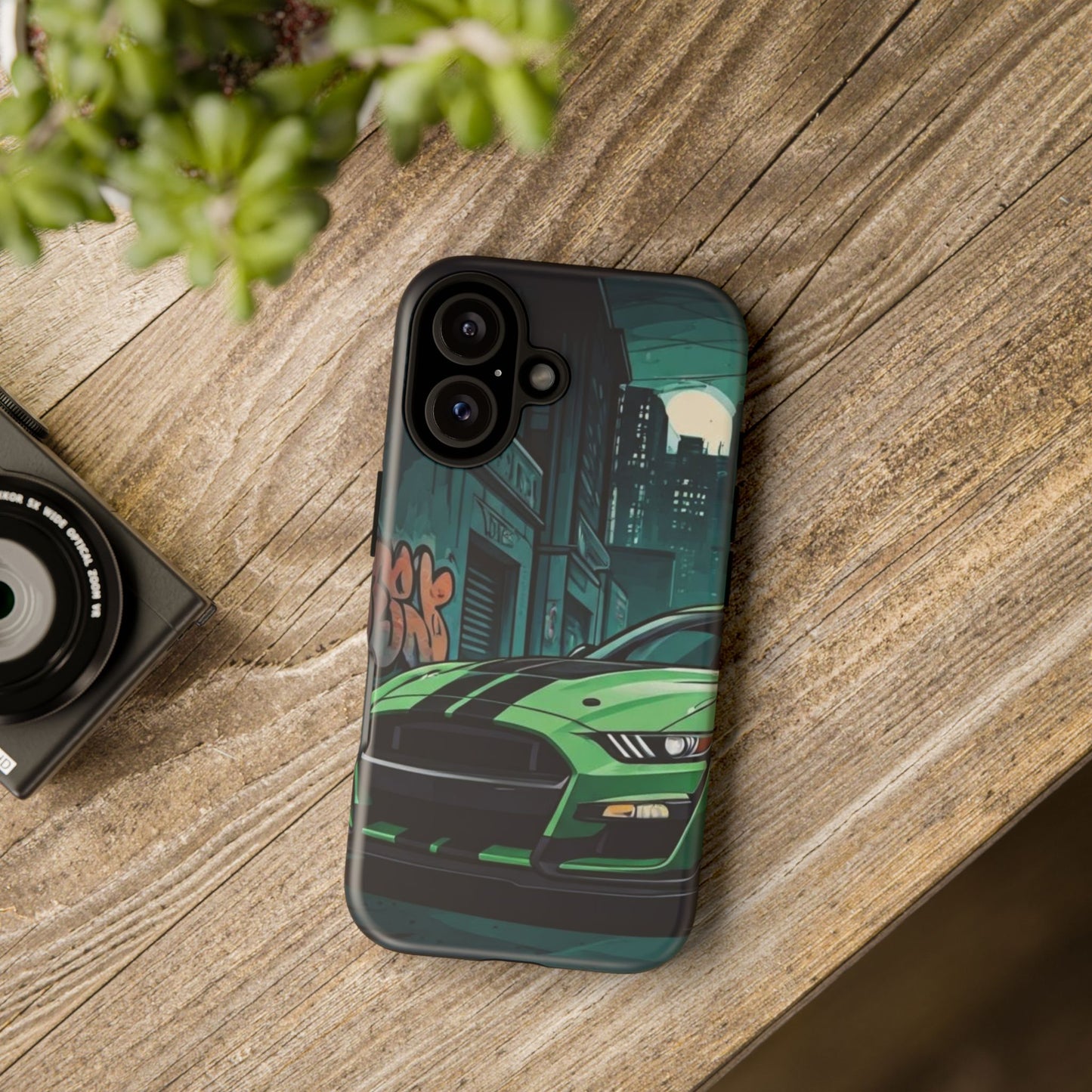 Ford Mustang Shelby GT500 Street Life-Dual Layer Ultra Tough Phone Case iPhone 16 Matte Printify by The Night Shift Automotive Apparel