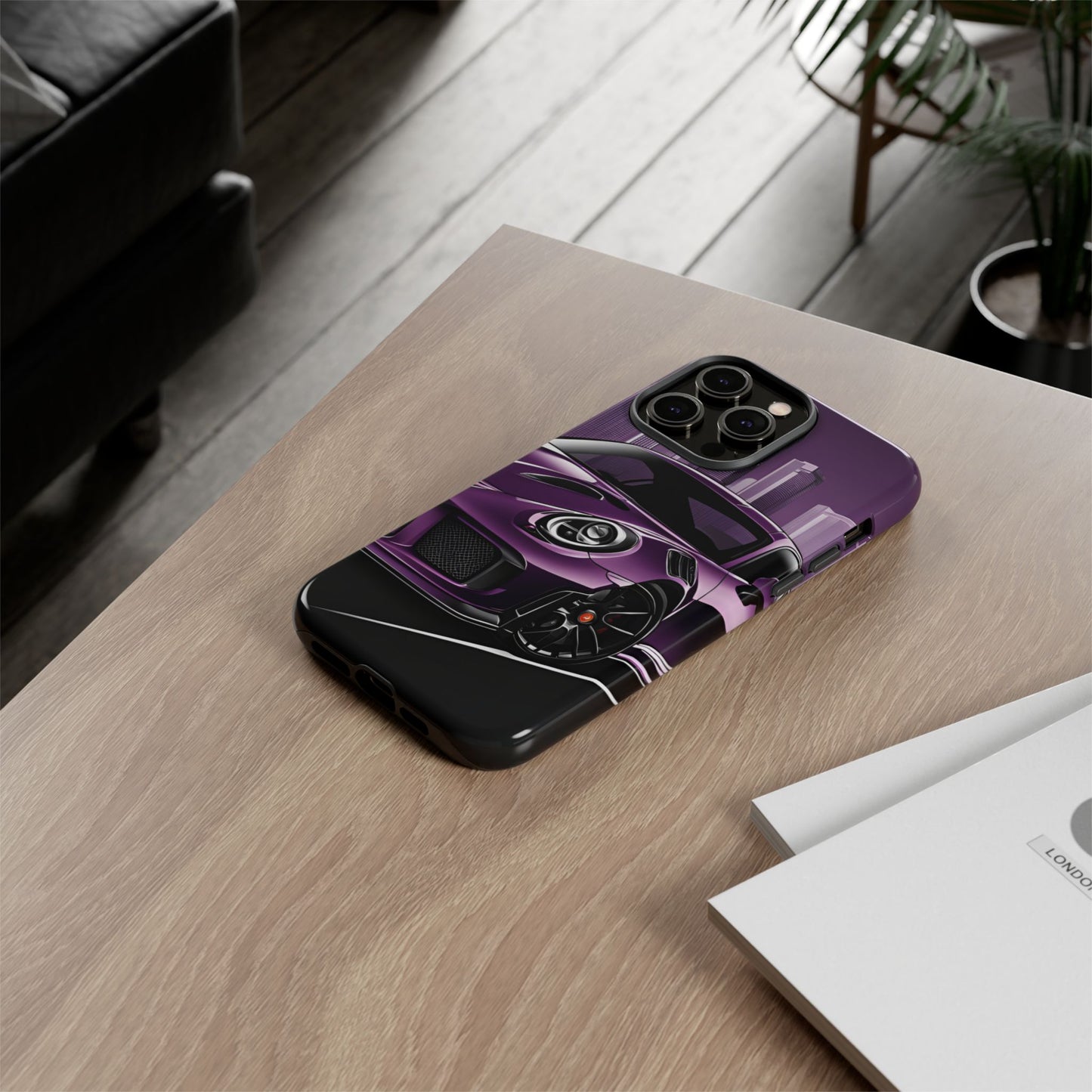 Porsche 911 GT3 RS-Dual Layer Ultra Tough Phone Case iPhone 14 Pro Max Glossy Printify by The Night Shift Automotive Apparel
