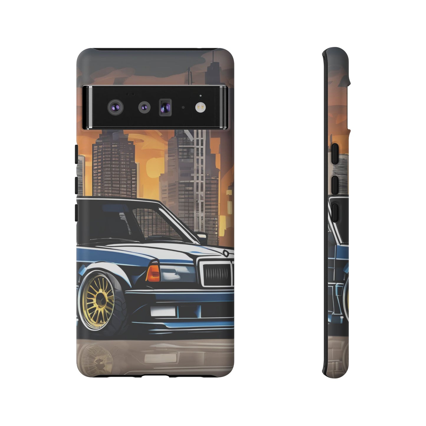 Mercedes Benz 190e Evo-Dual Layer Ultra Tough Phone Case Printify by The Night Shift Automotive Apparel