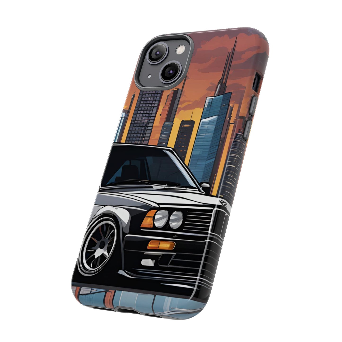 BMW E30 M3-Dual Layer Ultra Tough Phone Case Printify by The Night Shift Automotive Apparel