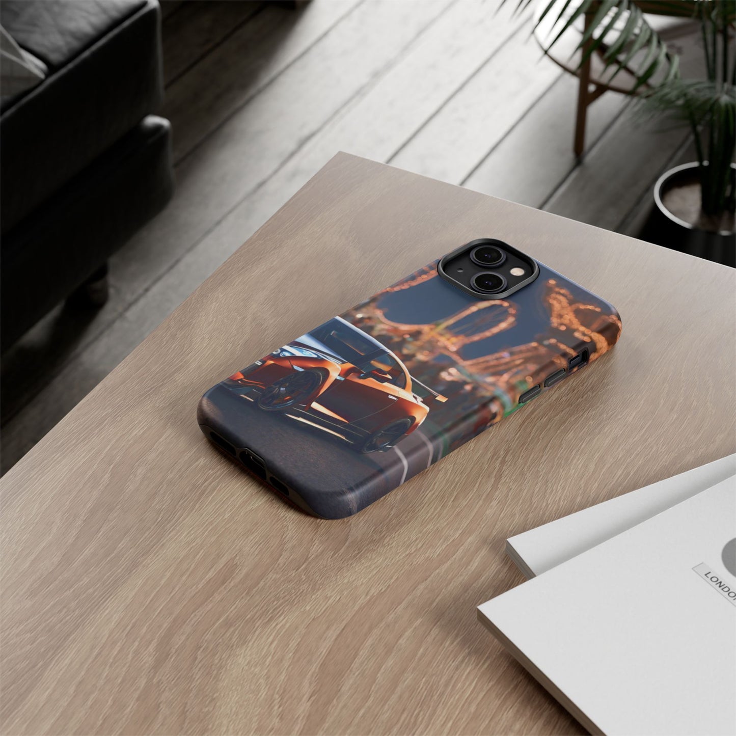 Nissan GTR R35-Dual Layer Ultra Tough Phone Case iPhone 14 Plus Matte Printify by The Night Shift Automotive Apparel