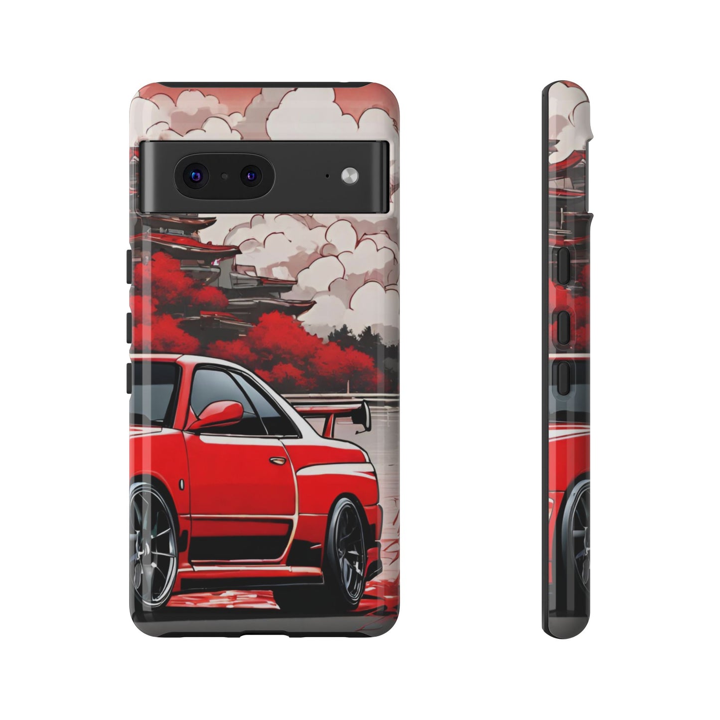 Nissan Skyline R34-Dual Layer Ultra Tough Phone Case Printify by The Night Shift Automotive Apparel