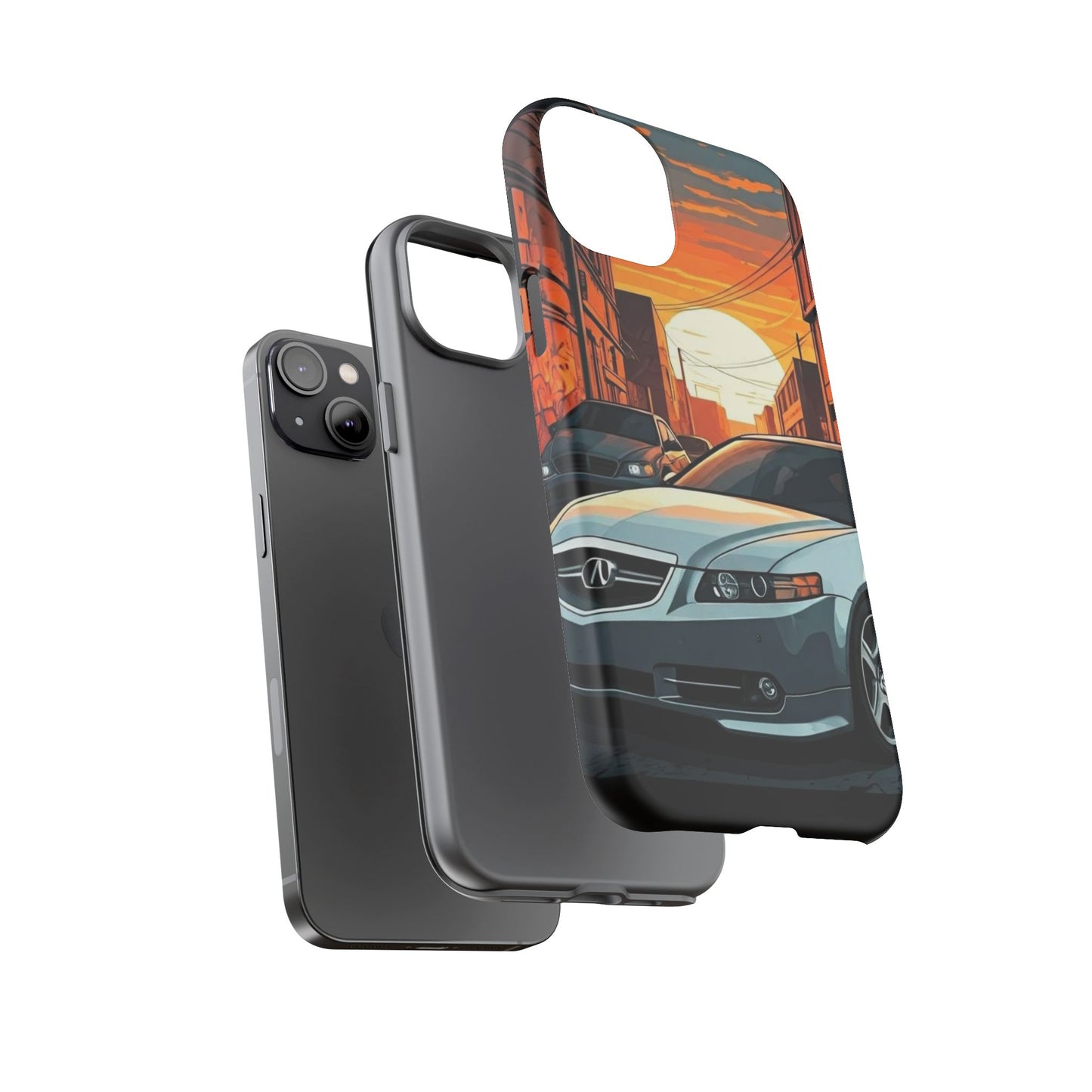 Acura TL Street Life-Dual Layer Ultra Tough Phone Case Printify by The Night Shift Automotive Apparel
