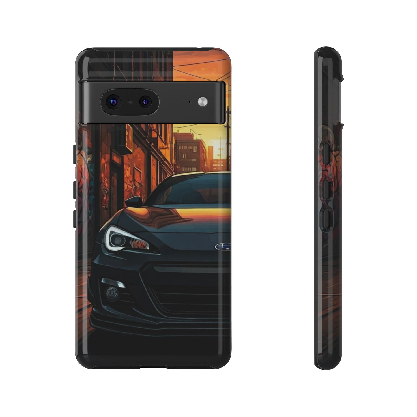 Subaru BRZ Street Life-Dual Layer Ultra Tough Phone Case Printify by The Night Shift Automotive Apparel