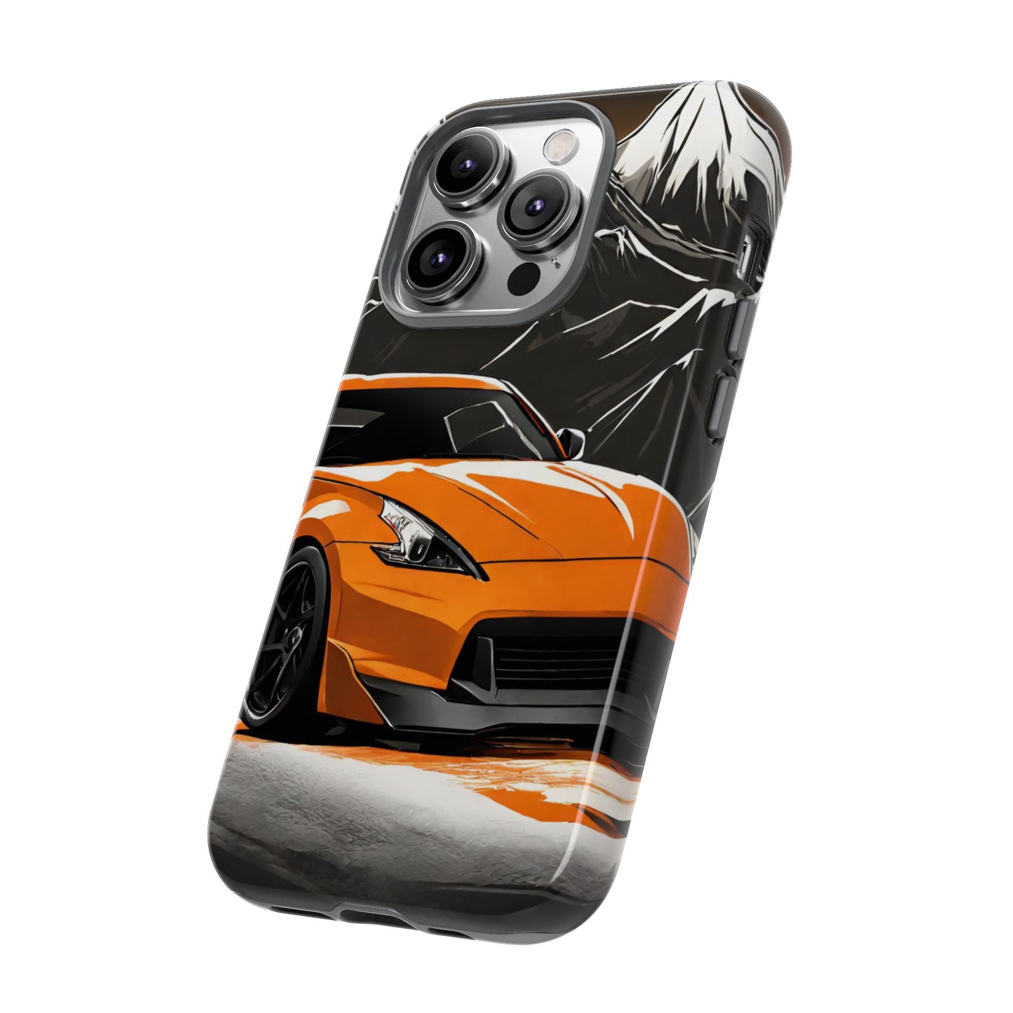 Nissan 370Z Mt Fuji-Dual Layer Ultra Tough Phone Case Printify by The Night Shift Automotive Apparel