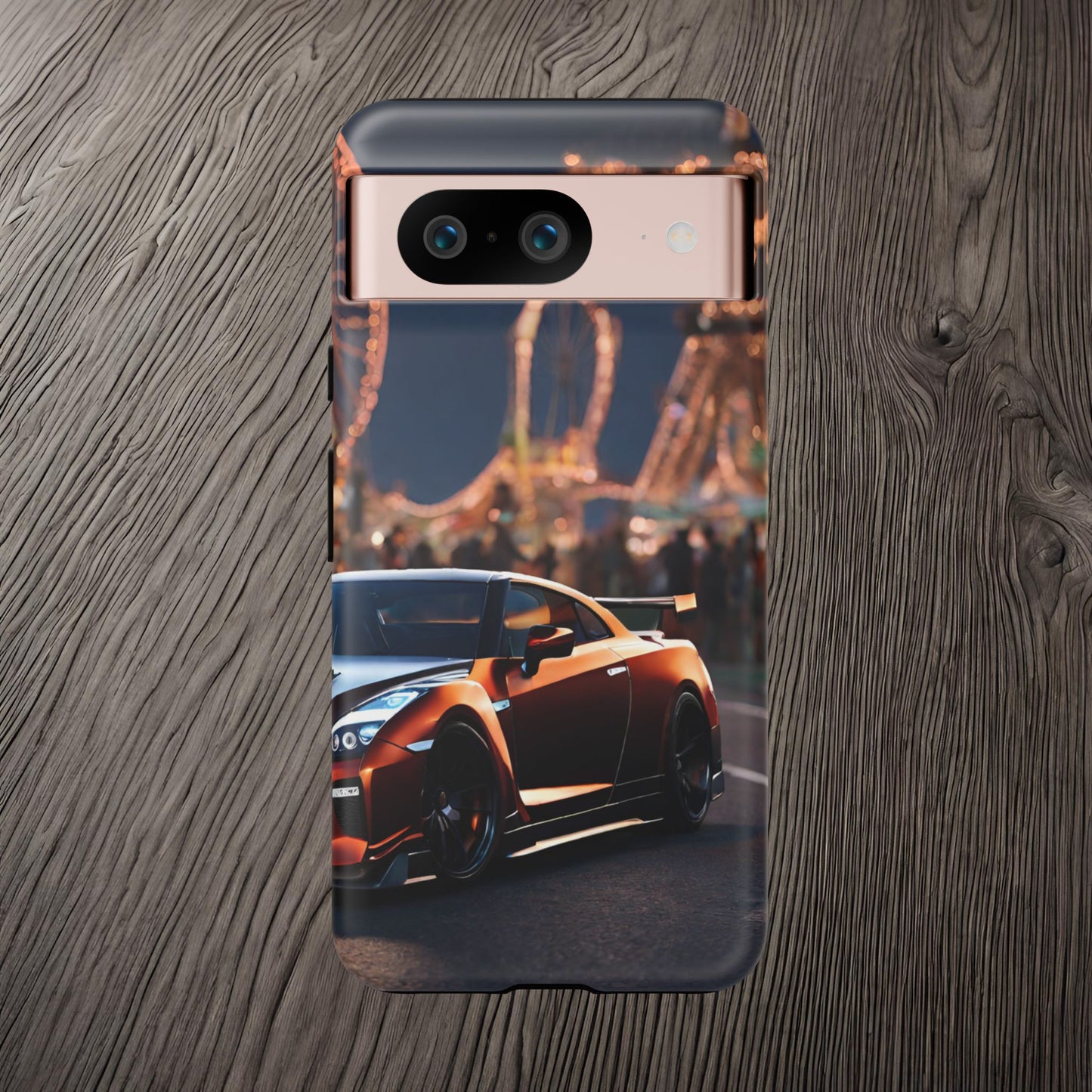 Nissan GTR R35-Dual Layer Ultra Tough Phone Case Google Pixel 8 Matte Printify by The Night Shift Automotive Apparel