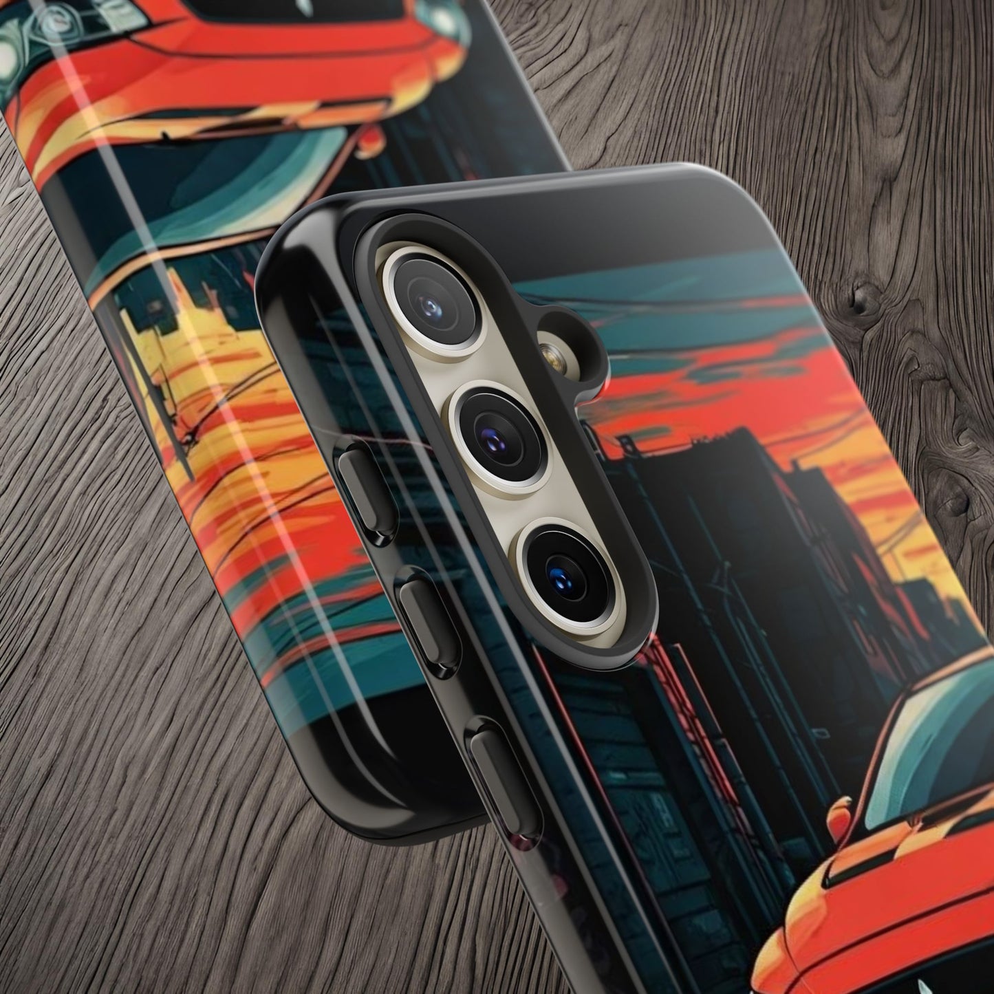 Mitsubishi Evo X Street Life-Dual Layer Ultra Tough Phone Case Printify by The Night Shift Automotive Apparel