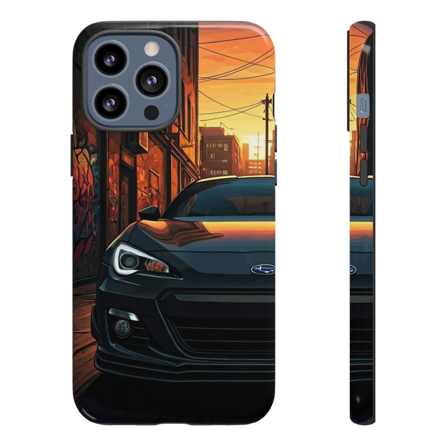 Subaru BRZ Street Life-Dual Layer Ultra Tough Phone Case Printify by The Night Shift Automotive Apparel