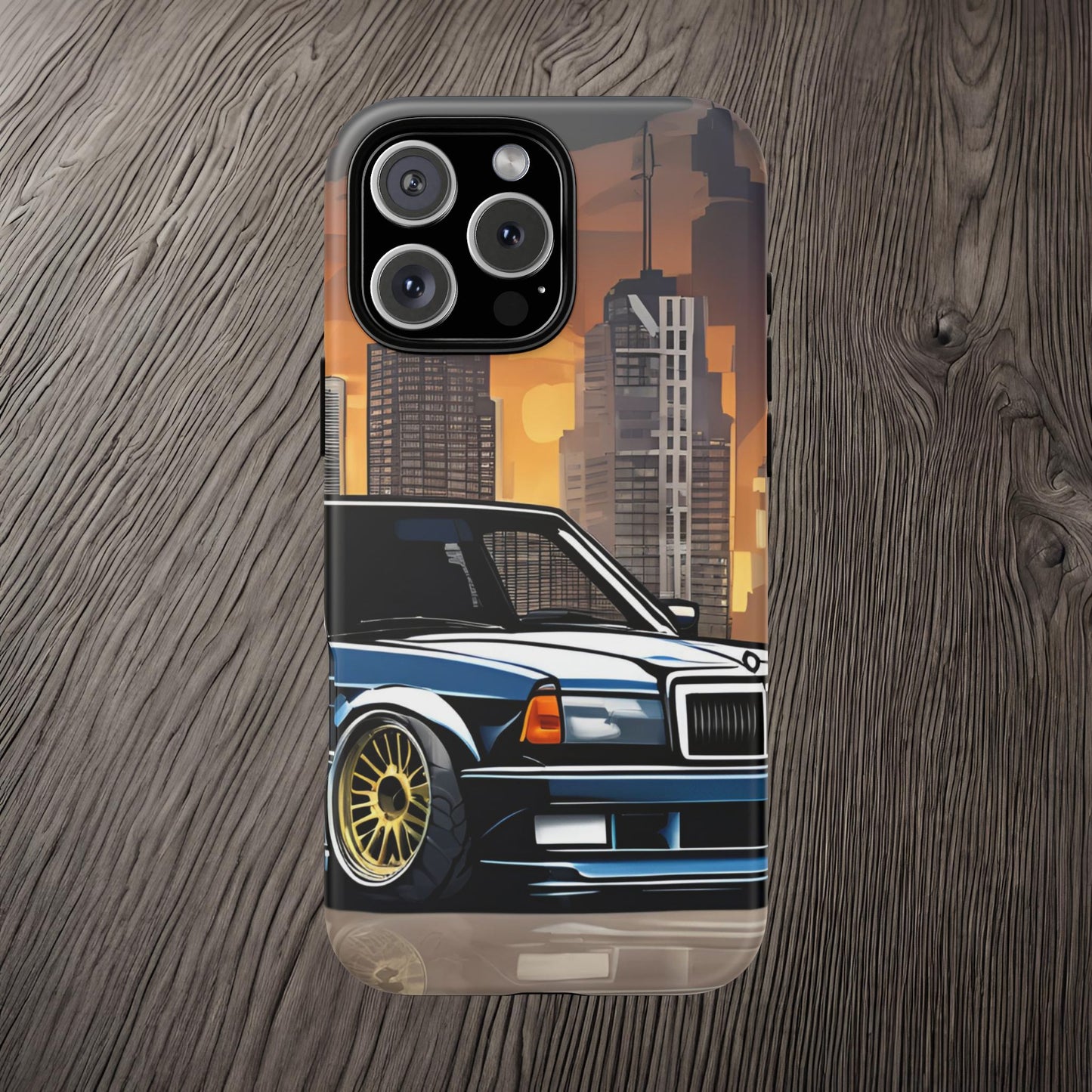 Mercedes Benz 190e Evo-Dual Layer Ultra Tough Phone Case Printify by The Night Shift Automotive Apparel