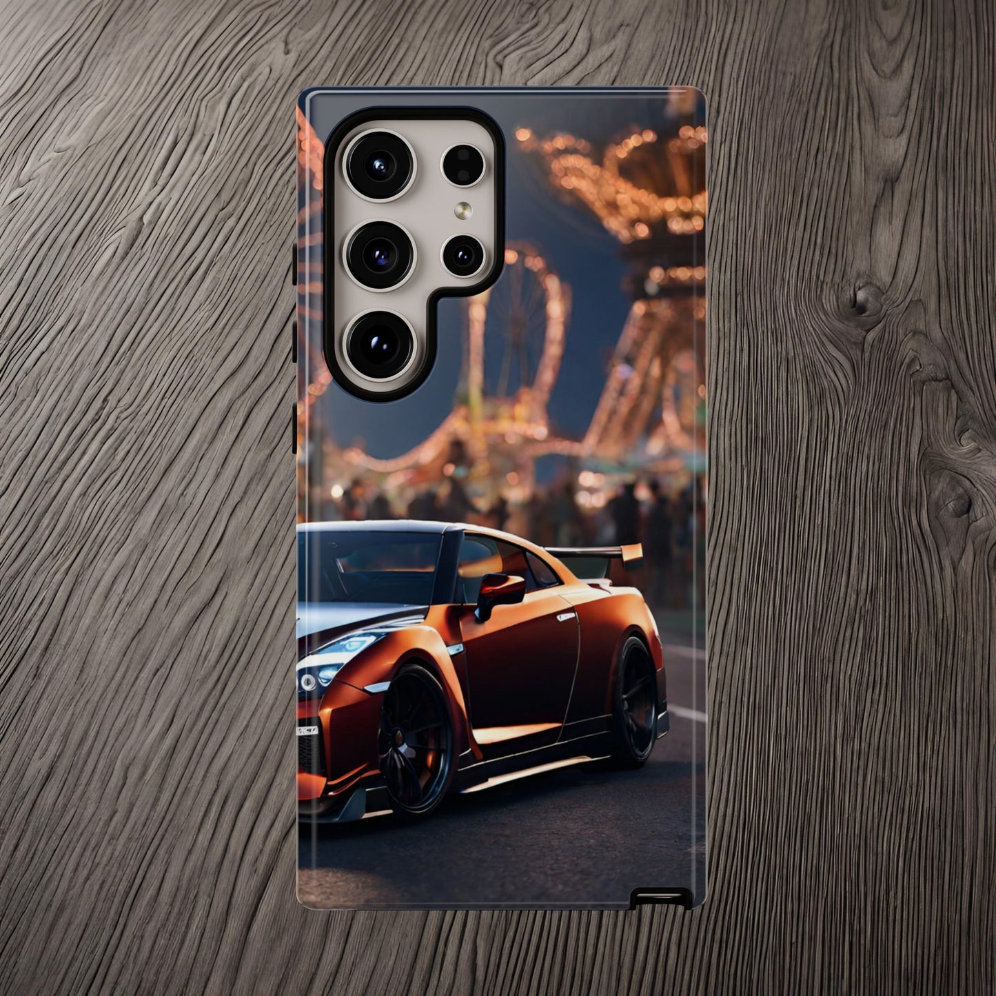 Nissan GTR R35-Dual Layer Ultra Tough Phone Case Samsung Galaxy S24 Ultra Glossy Printify by The Night Shift Automotive Apparel