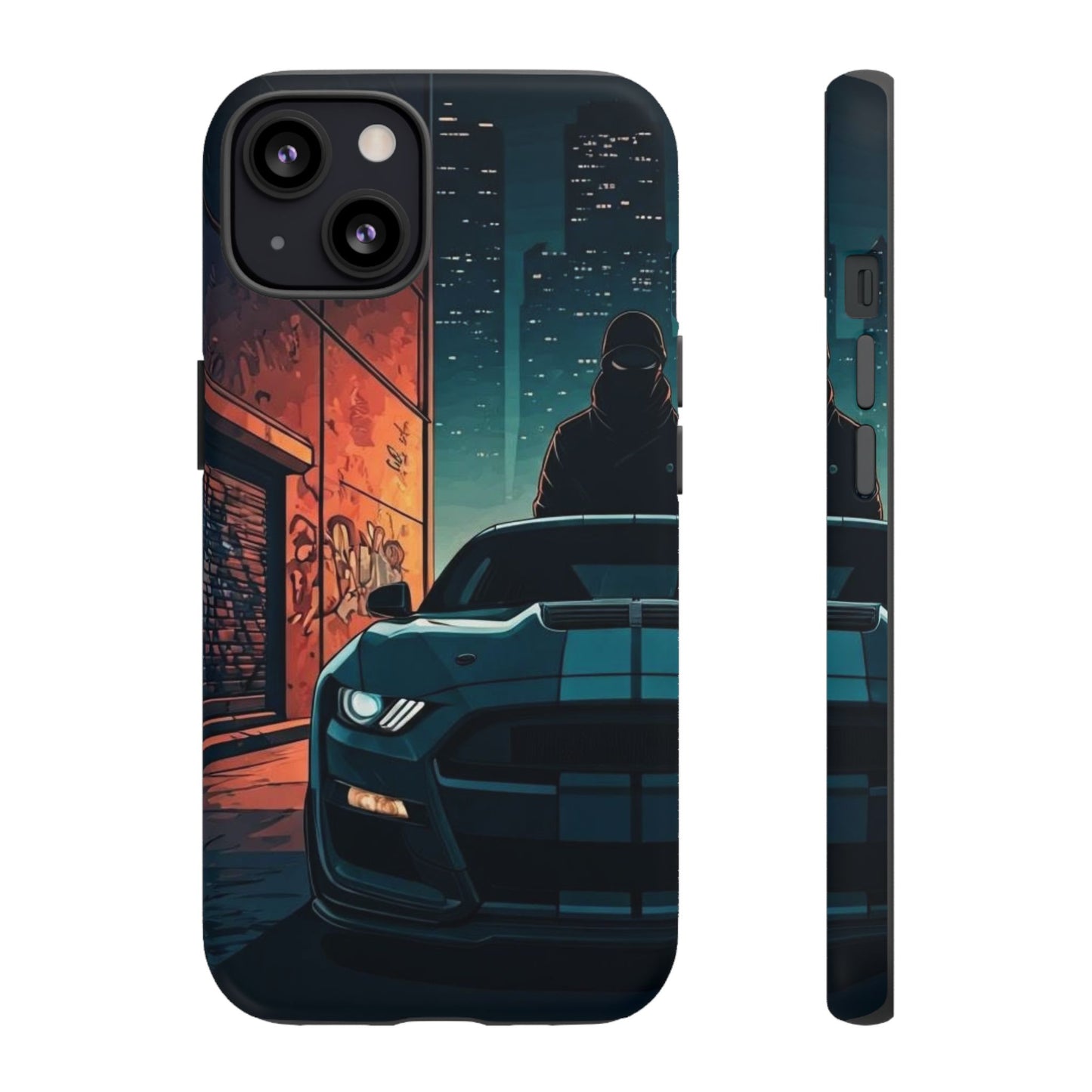 Ford Mustang Shelby GT350 Street Life-Dual Layer Ultra Tough Phone Case Printify by The Night Shift Automotive Apparel