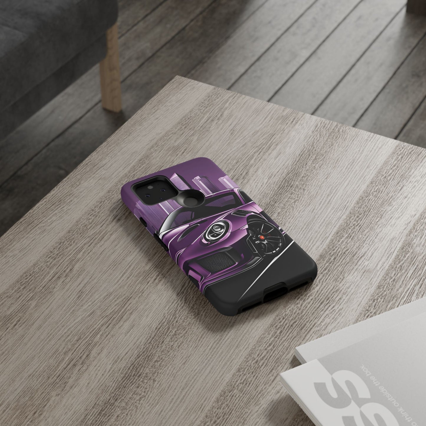 Porsche 911 GT3 RS-Dual Layer Ultra Tough Phone Case Google Pixel 5 5G Matte Printify by The Night Shift Automotive Apparel