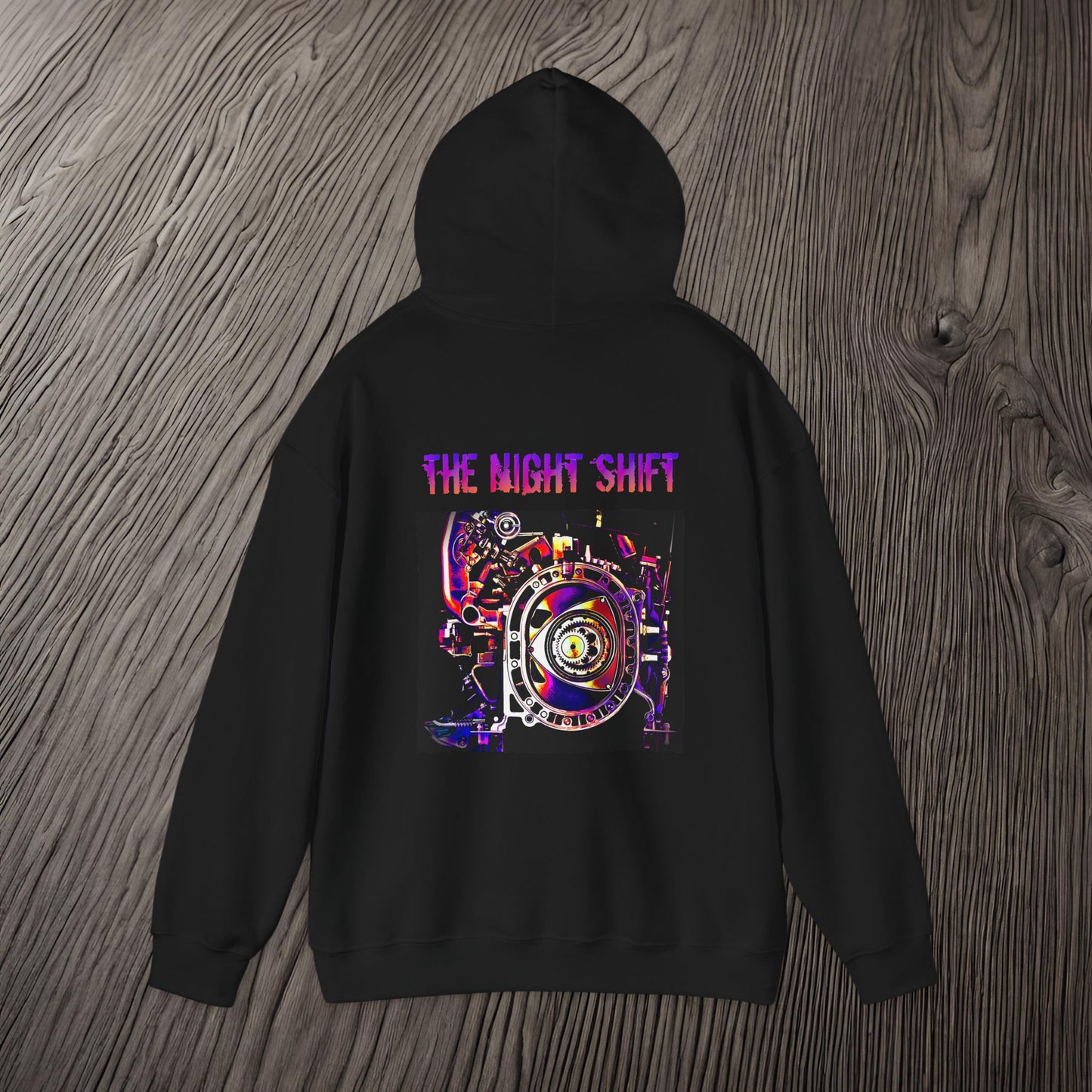 13B-REW Synthwave- Premium, Ultra Soft Unisex Hoodie Printify by The Night Shift Automotive Apparel