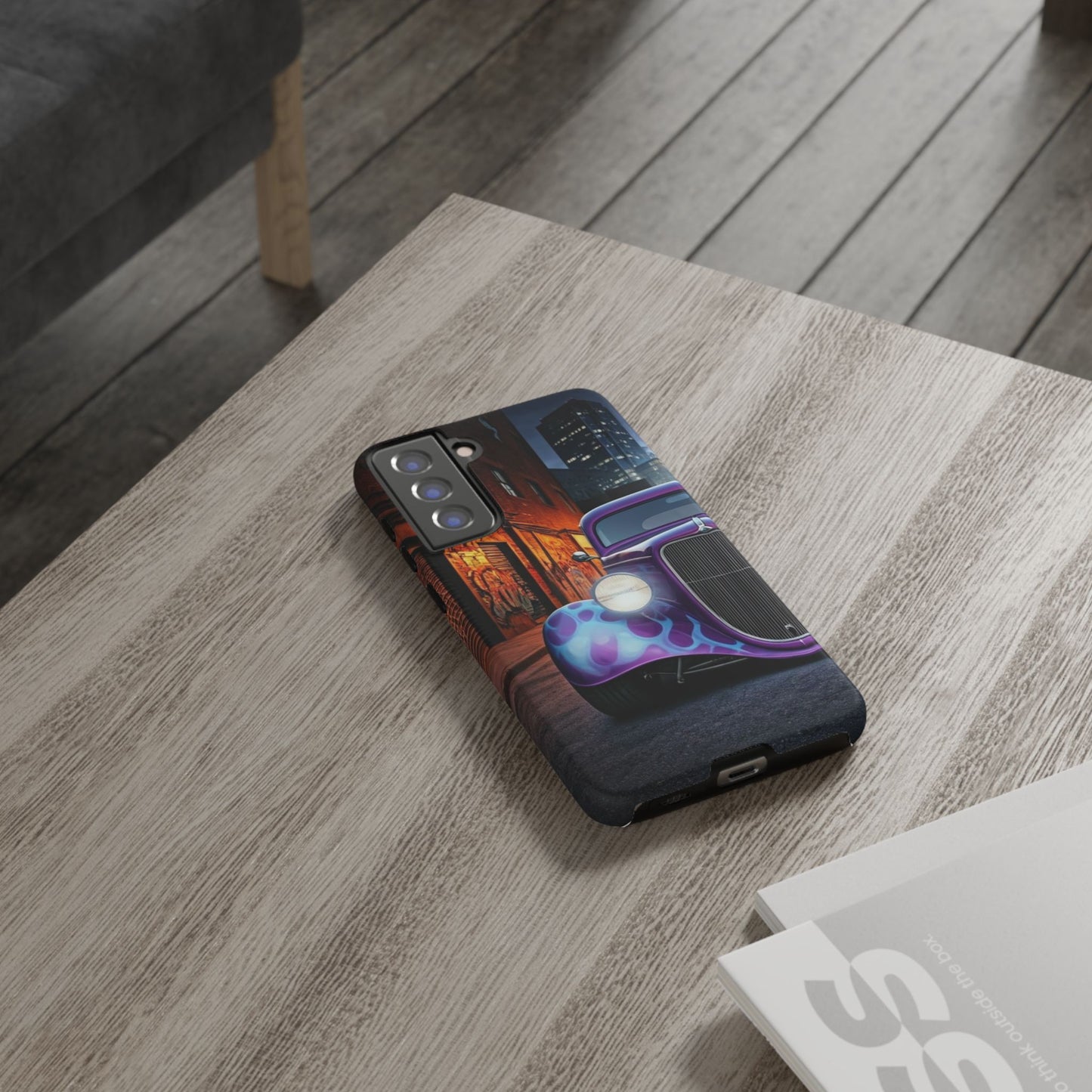1934 Ford Street Life-Dual Layer Ultra Tough Phone Case Samsung Galaxy S21 FE Matte Printify by The Night Shift Automotive Apparel