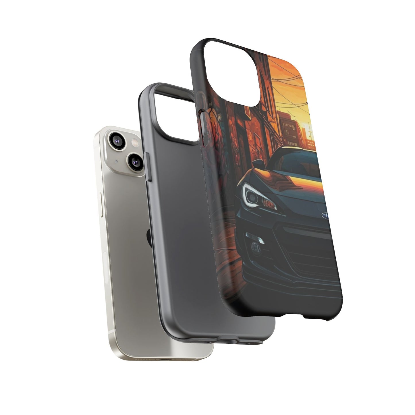 Subaru BRZ Street Life-Dual Layer Ultra Tough Phone Case Printify by The Night Shift Automotive Apparel