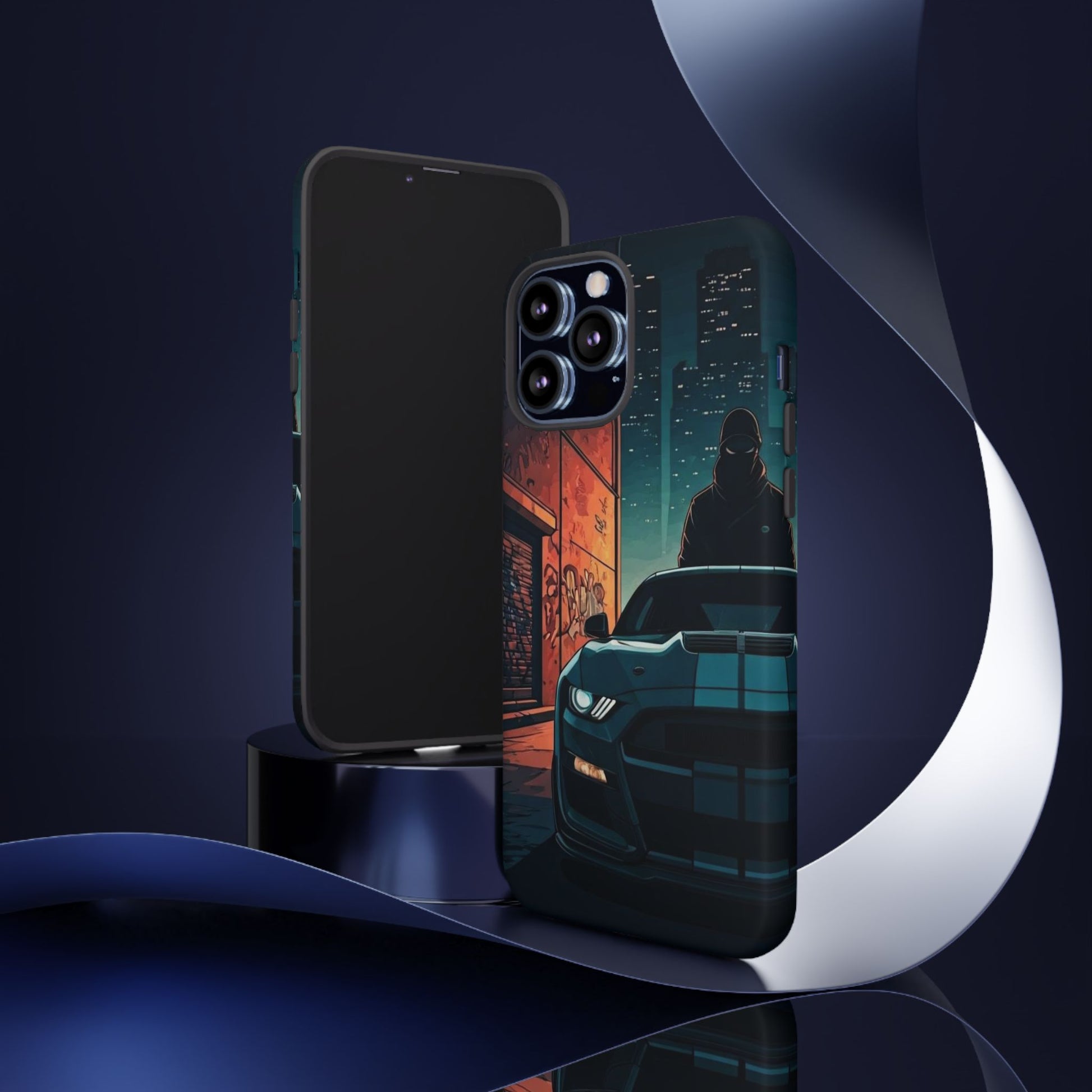 Ford Mustang Shelby GT350 Street Life-Dual Layer Ultra Tough Phone Case iPhone 13 Pro Max Matte Printify by The Night Shift Automotive Apparel