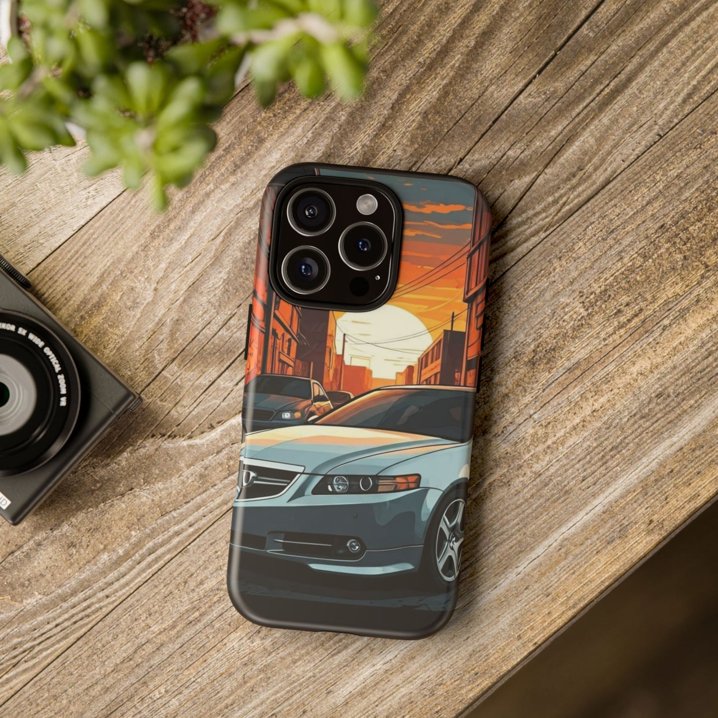 Acura TL Street Life-Dual Layer Ultra Tough Phone Case iPhone 16 Pro Matte Printify by The Night Shift Automotive Apparel