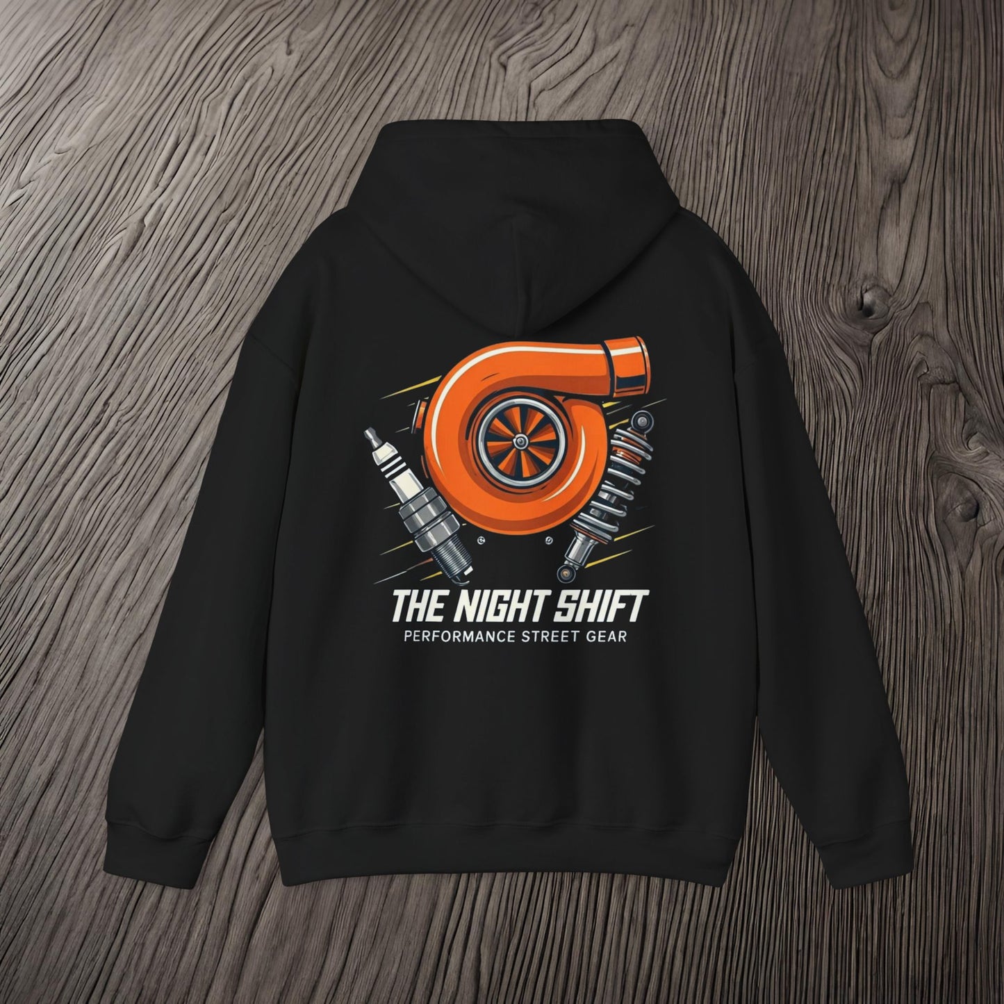 The Night Shift Essentials-Ultra Soft, Premium Hoodie Printify by The Night Shift Automotive Apparel