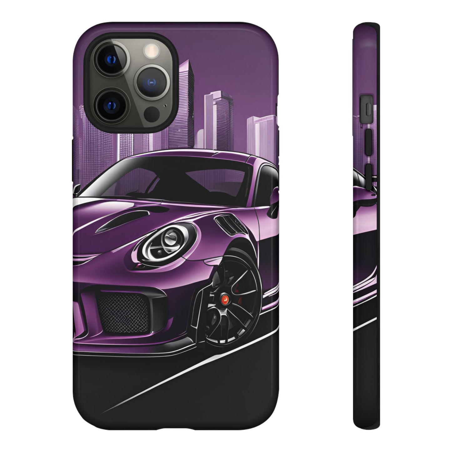 Porsche 911 GT3 RS-Dual Layer Ultra Tough Phone Case iPhone 12 Pro Max Glossy Printify by The Night Shift Automotive Apparel