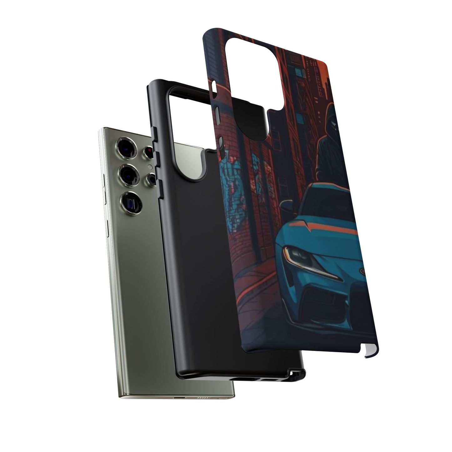 Toyota Supra MK-V Street Life-Dual Layer Ultra Tough Phone Case Printify by The Night Shift Automotive Apparel