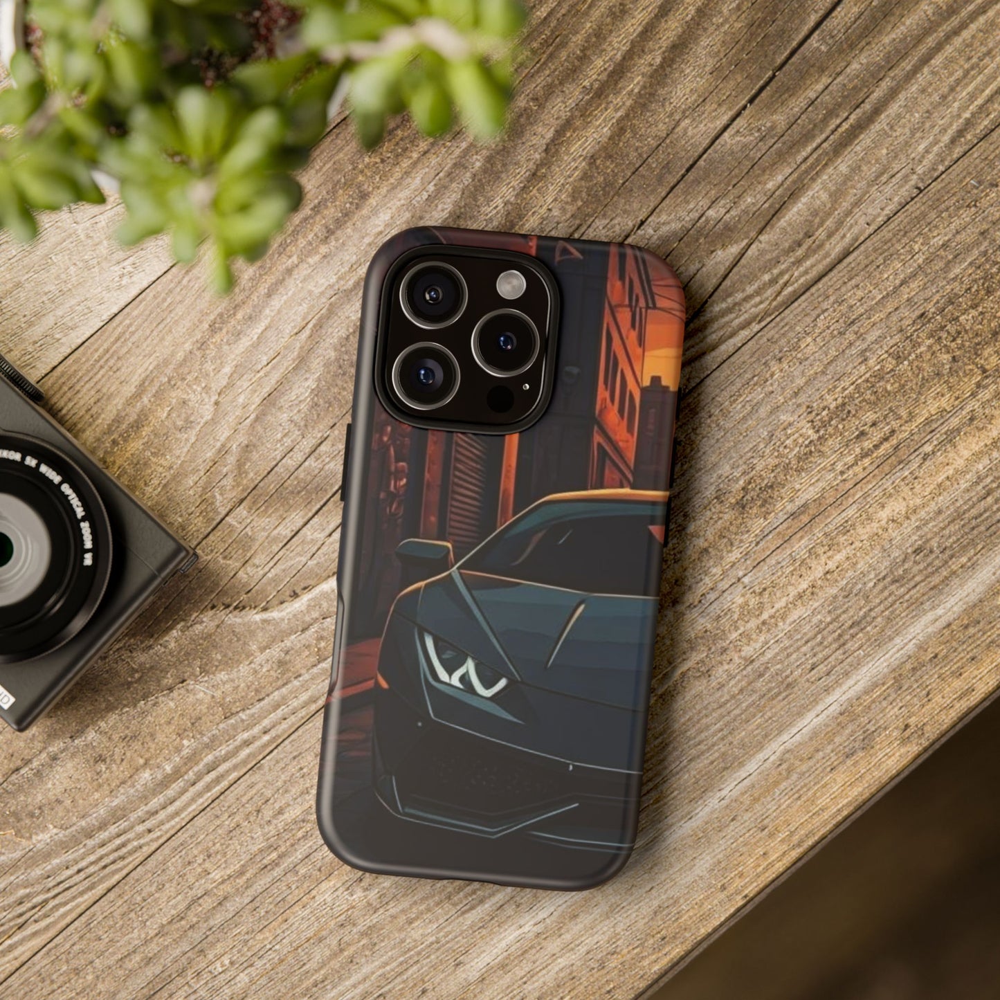 Lamborghini Huracan Street Life-Dual Layer Ultra Tough Phone Case iPhone 16 Pro Matte Printify by The Night Shift Automotive Apparel