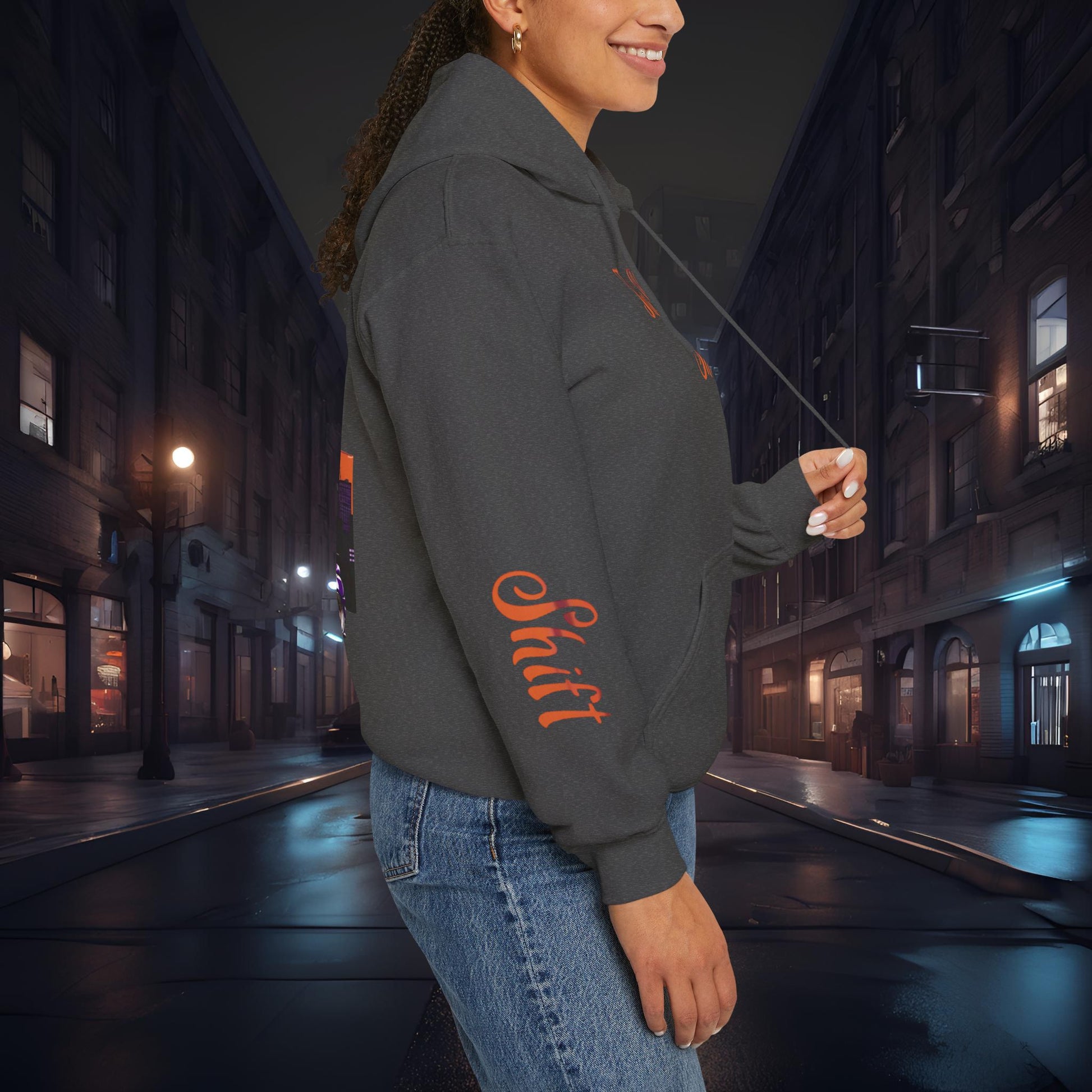 Drift, Shift Nissan 240sx Silvia-Ultra Soft, Premium Hoodie Printify by The Night Shift Automotive Apparel