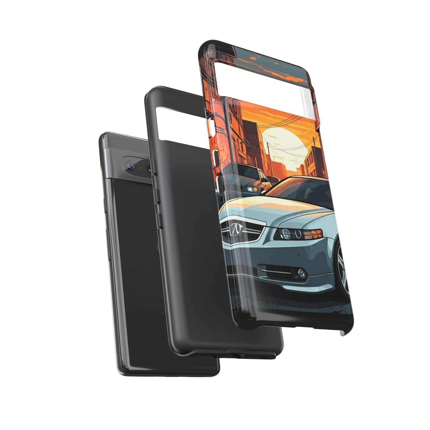 Acura TL Street Life-Dual Layer Ultra Tough Phone Case Printify by The Night Shift Automotive Apparel