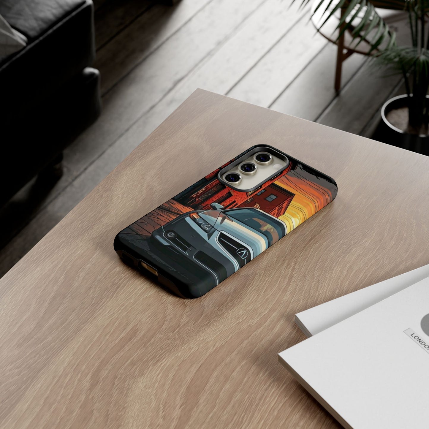 Acura TL Street Life-Dual Layer Ultra Tough Phone Case Samsung Galaxy S23 Matte Printify by The Night Shift Automotive Apparel