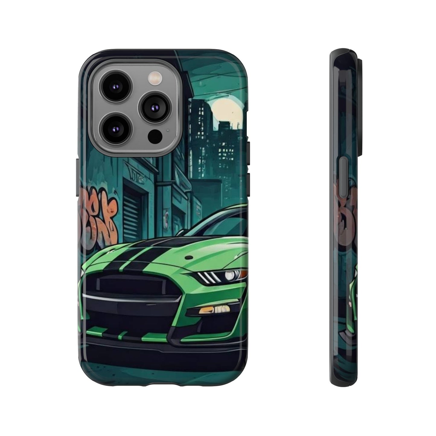 Ford Mustang Shelby GT500 Street Life-Dual Layer Ultra Tough Phone Case Printify by The Night Shift Automotive Apparel