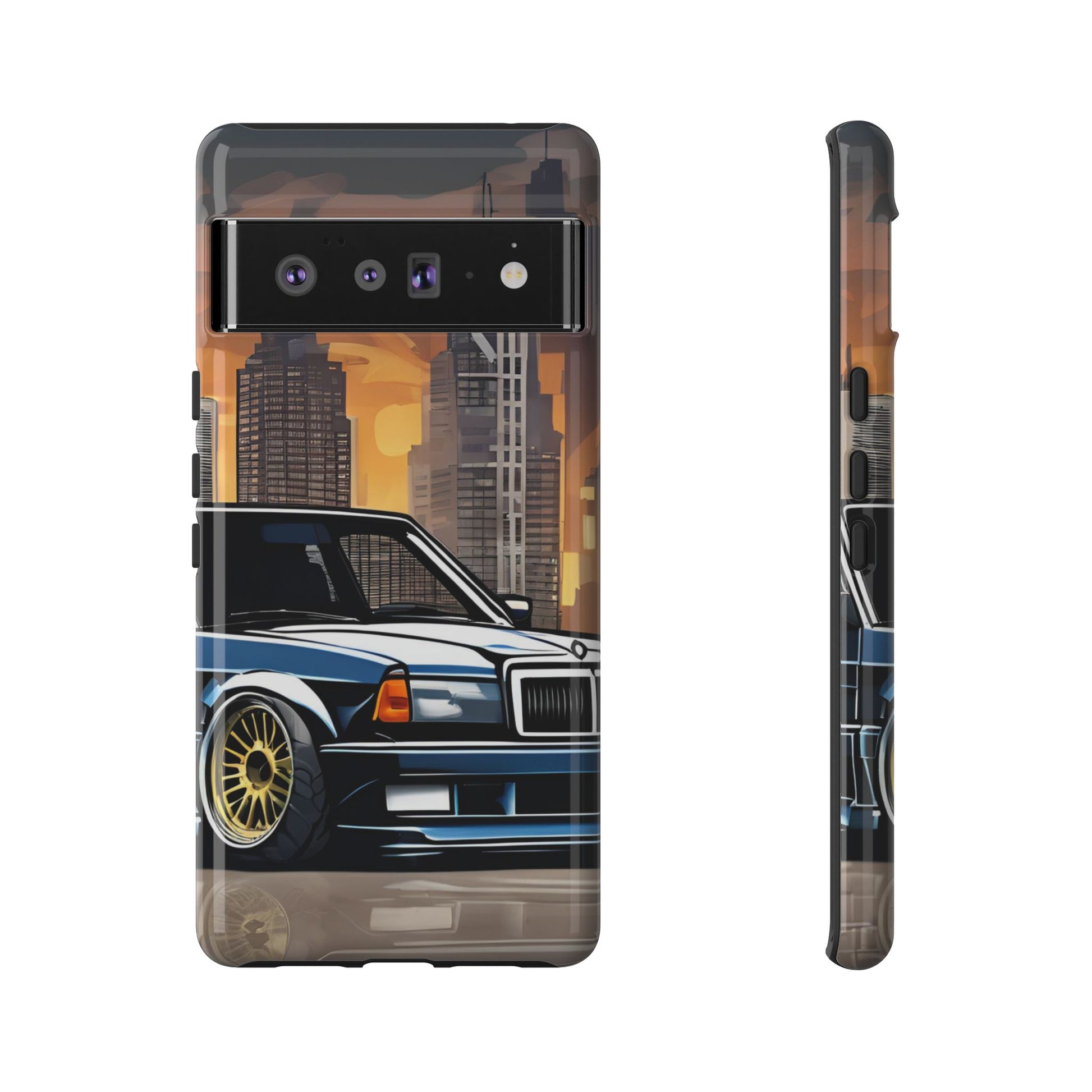 Mercedes Benz 190e Evo-Dual Layer Ultra Tough Phone Case Printify by The Night Shift Automotive Apparel