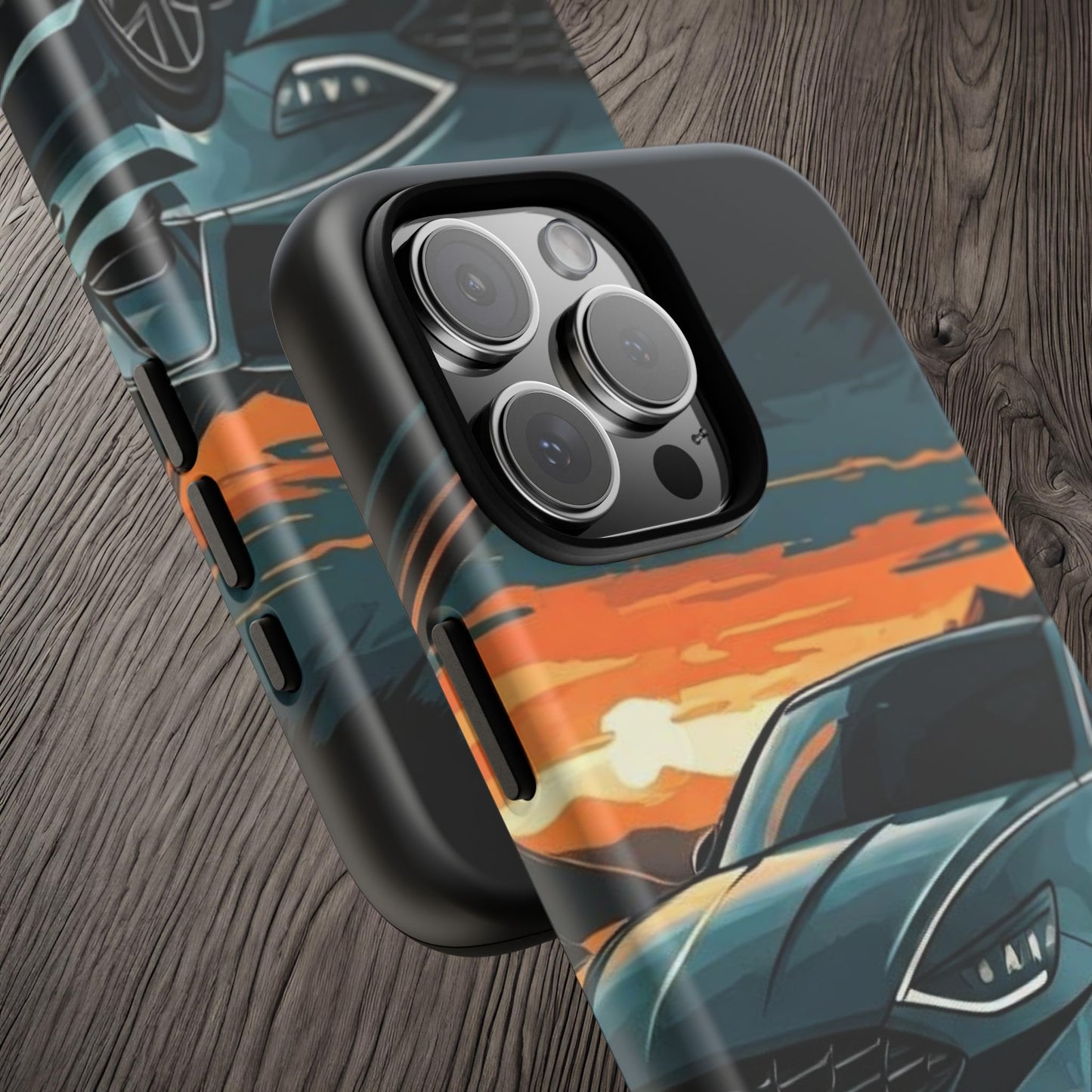 Hyundai Sonata-Sunset Drive-Dual Layer Ultra Tough Phone Case Printify by The Night Shift Automotive Apparel